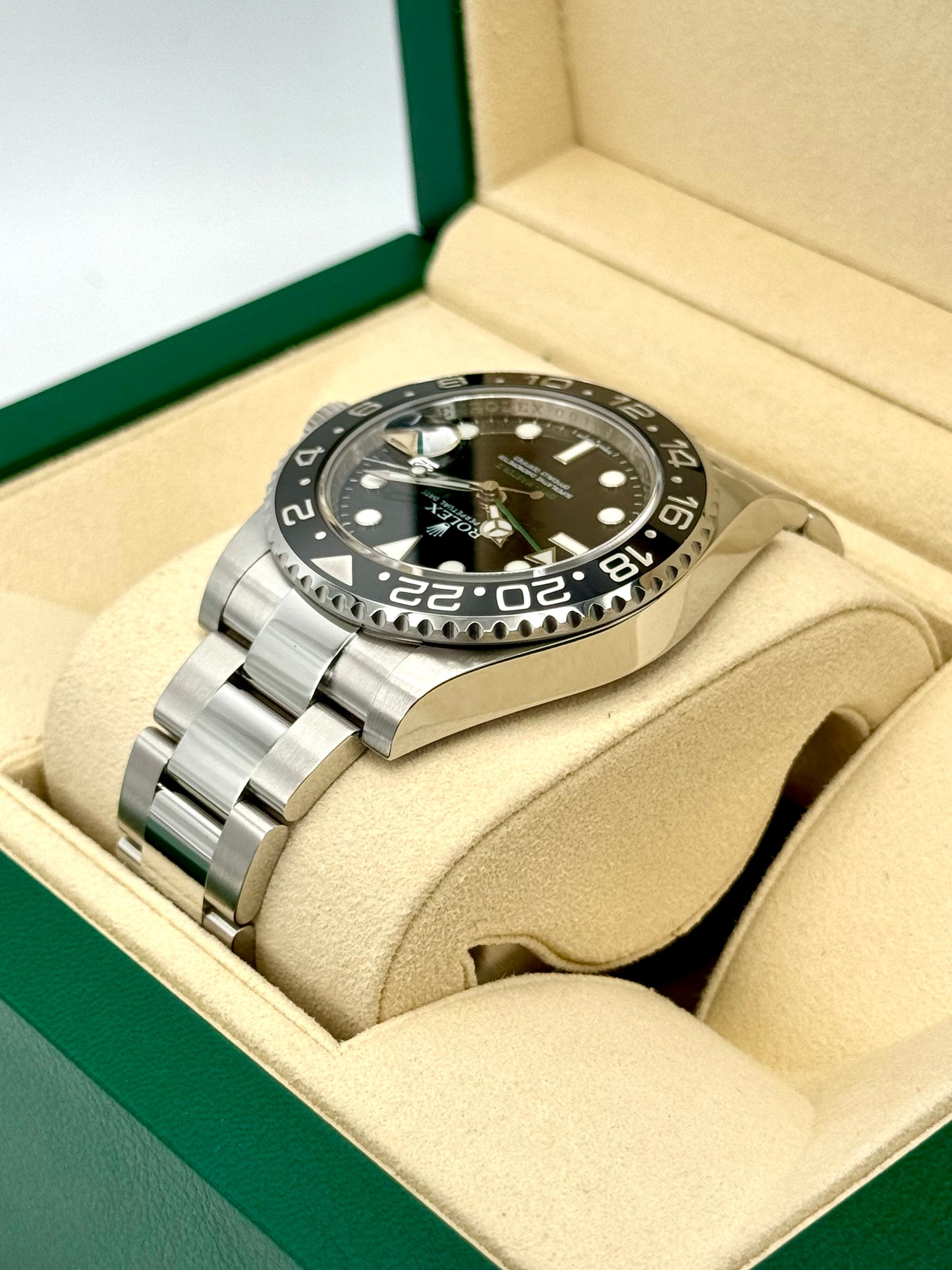 2015 Rolex GMT-Master II 40mm 116710LN Stainless Steel Black Dial