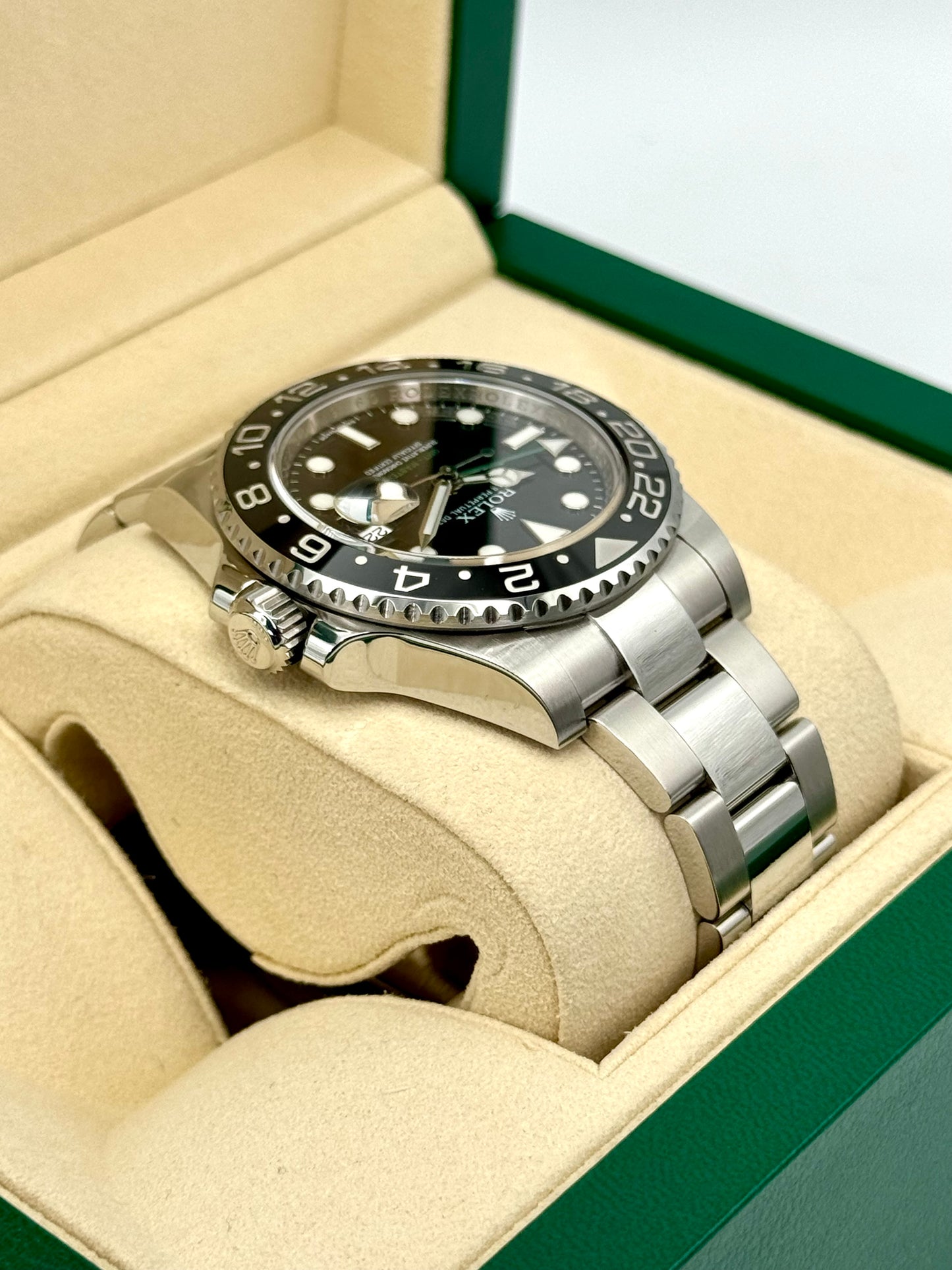 2015 Rolex GMT-Master II 40mm 116710LN Stainless Steel Black Dial