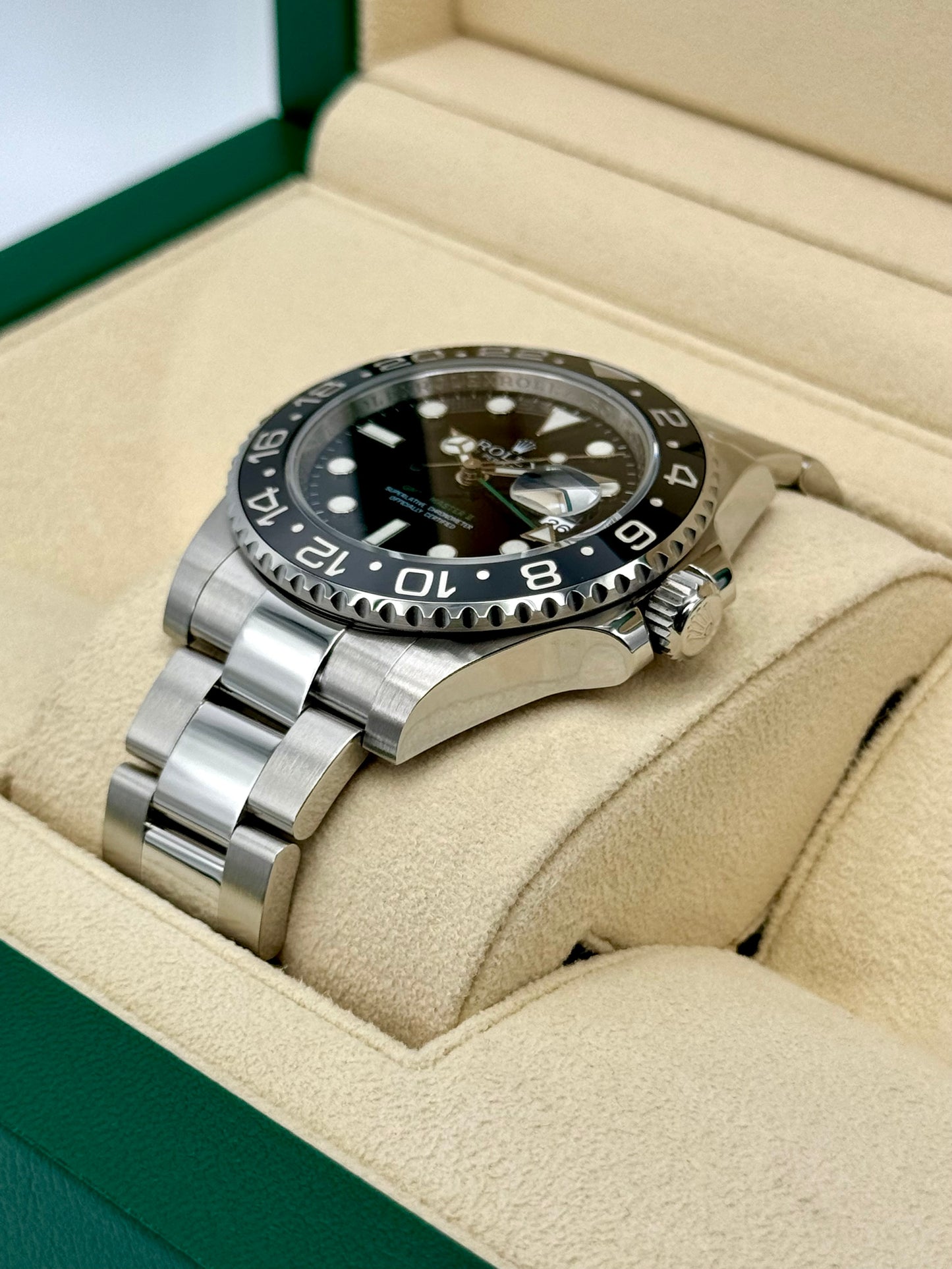 2015 Rolex GMT-Master II 40mm 116710LN Stainless Steel Black Dial