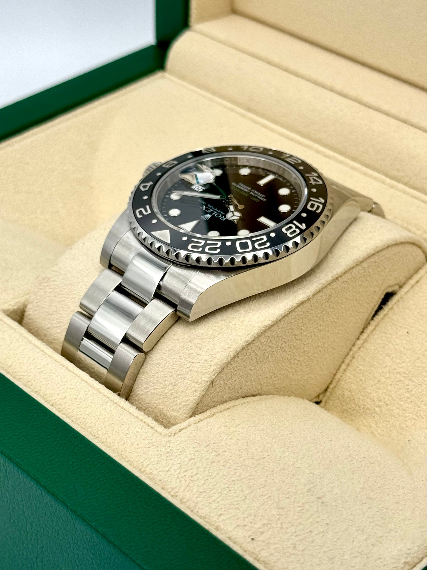 2015 Rolex GMT-Master II 40mm 116710LN Stainless Steel Black Dial