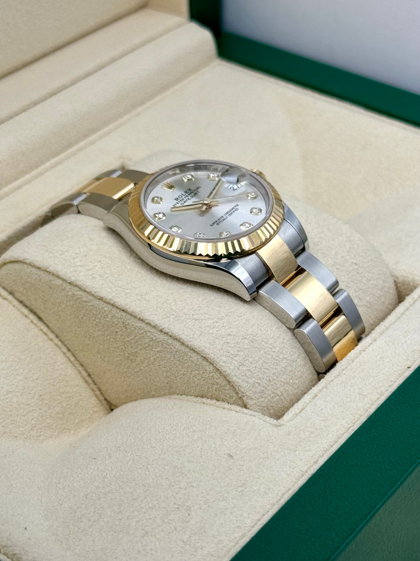 NEW 2024 Rolex Lady Datejust 31mm 278273 Two-Tone Silver Diamond Dial