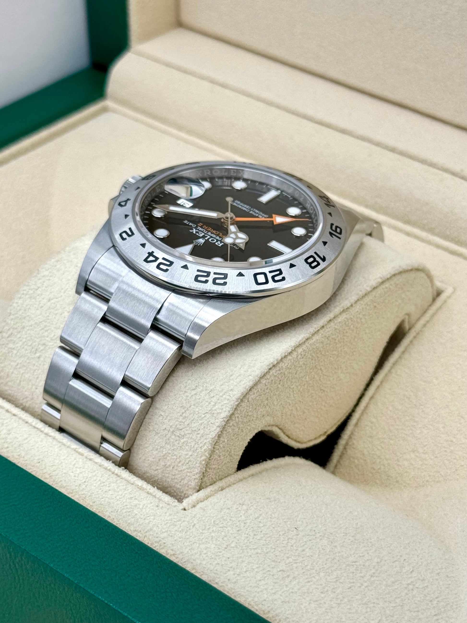 2022 Rolex Explorer II 42mm 226570 Black Dial - MyWatchLLC