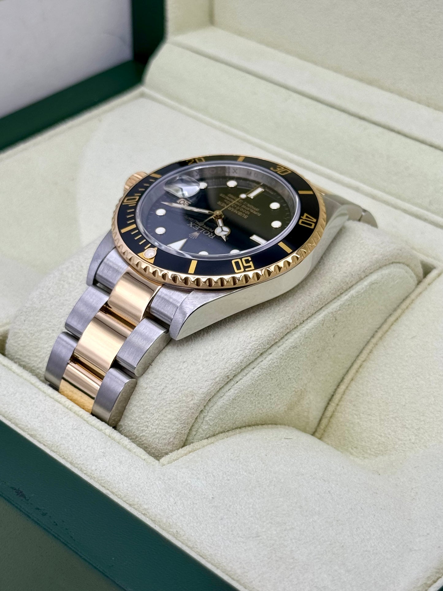 2008 Rolex Submariner 40mm 16613LN Two-Tone Black Dial