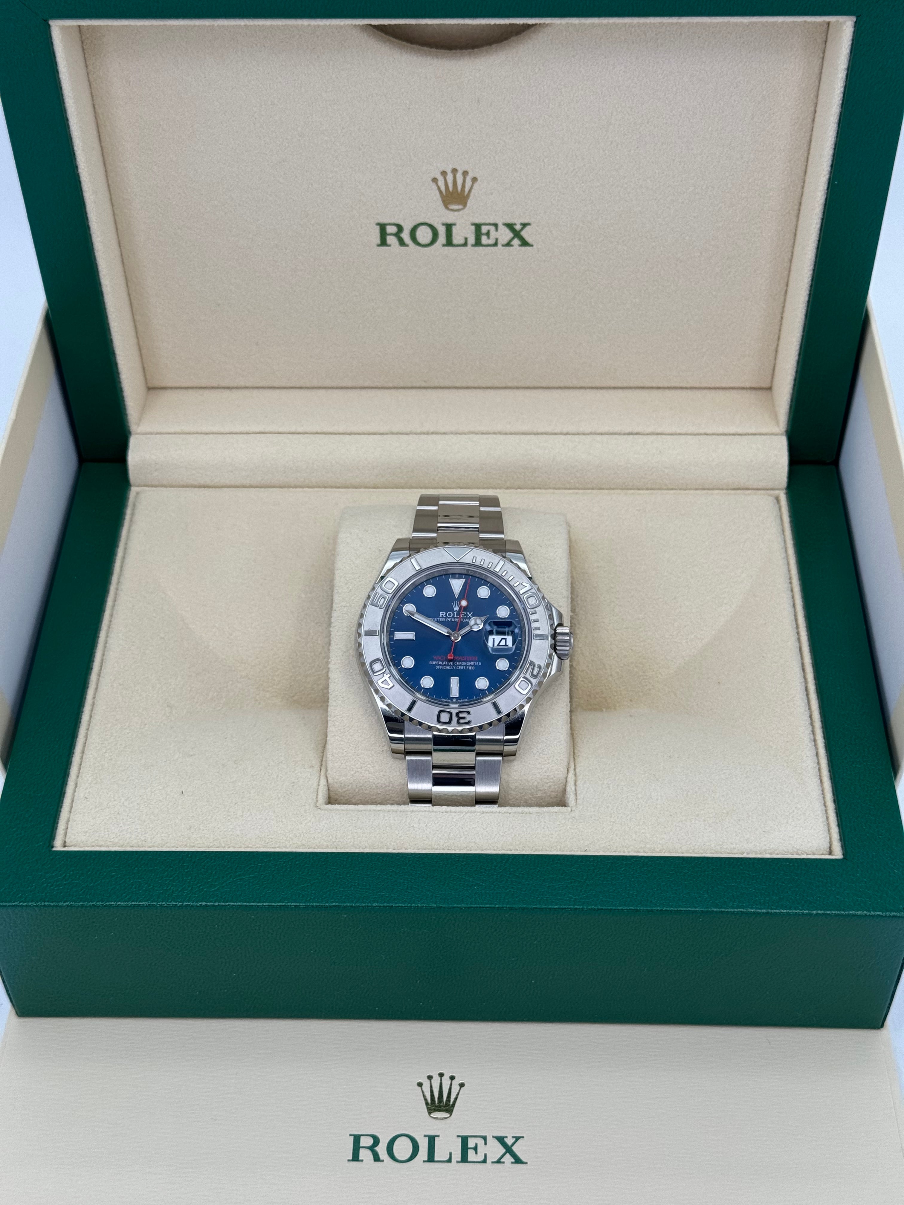 NEW 2023 Rolex Yacht Master 40mm 126622 Stainless Steel Blue Dial