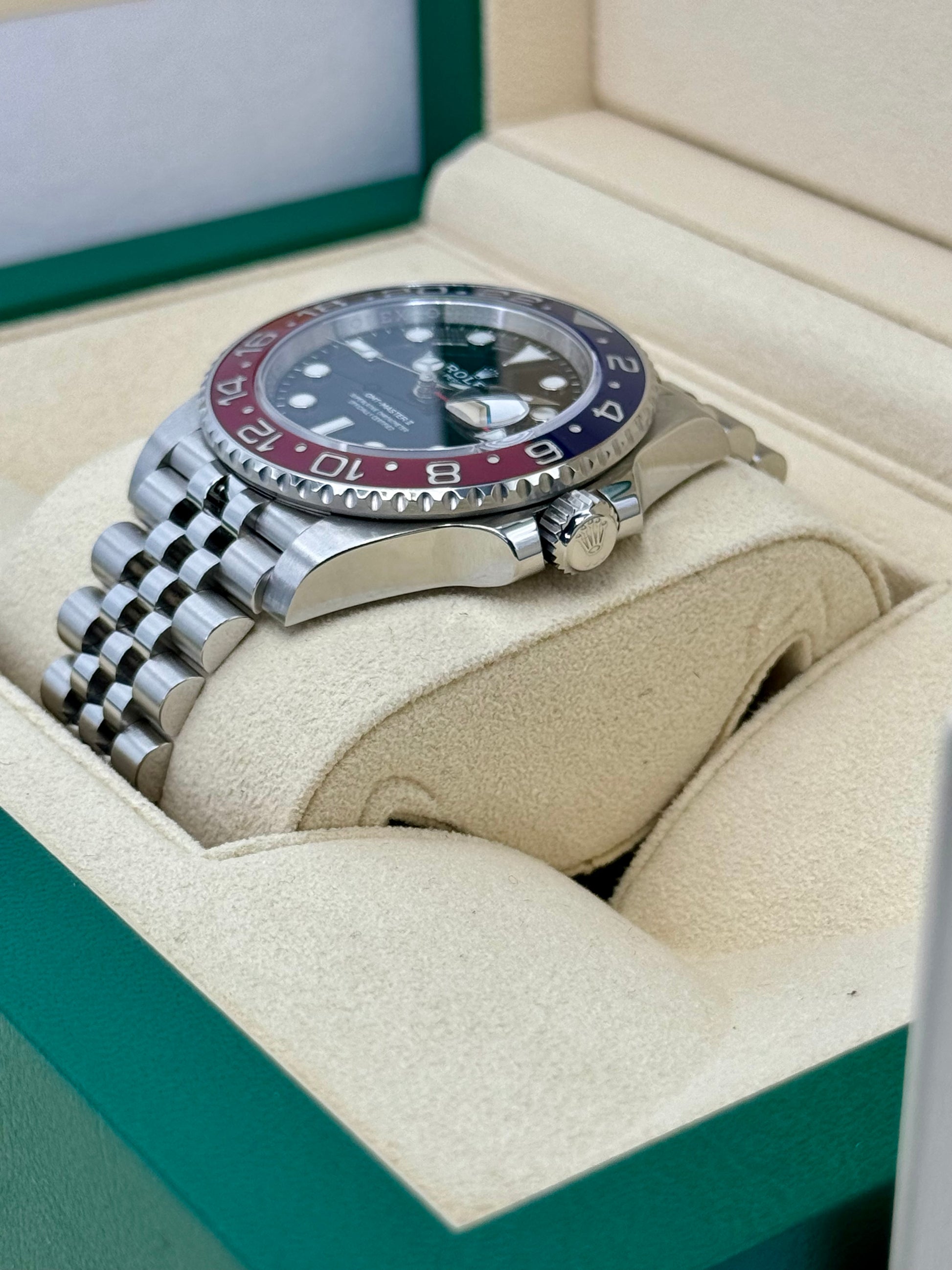 2020 Rolex GMT-Master II "Pepsi" 40mm 126710BOLRO Jubilee Black Dial - MyWatchLLC