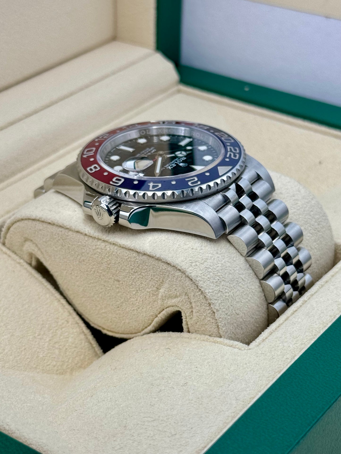 2020 Rolex GMT-Master II "Pepsi" 40mm 126710BOLRO Jubilee Black Dial - MyWatchLLC