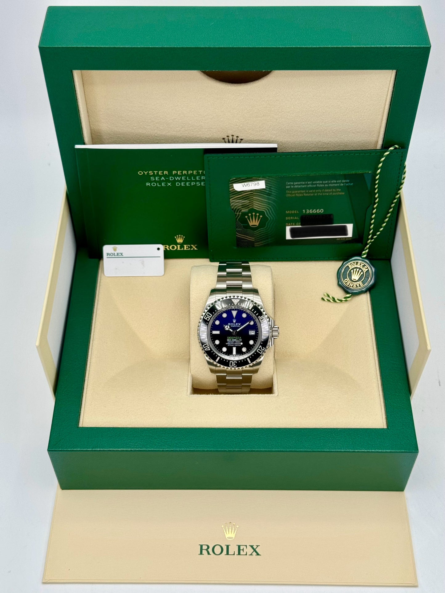 2023 Rolex Deepsea "James Cameron" 44mm 136660 Blue Dial