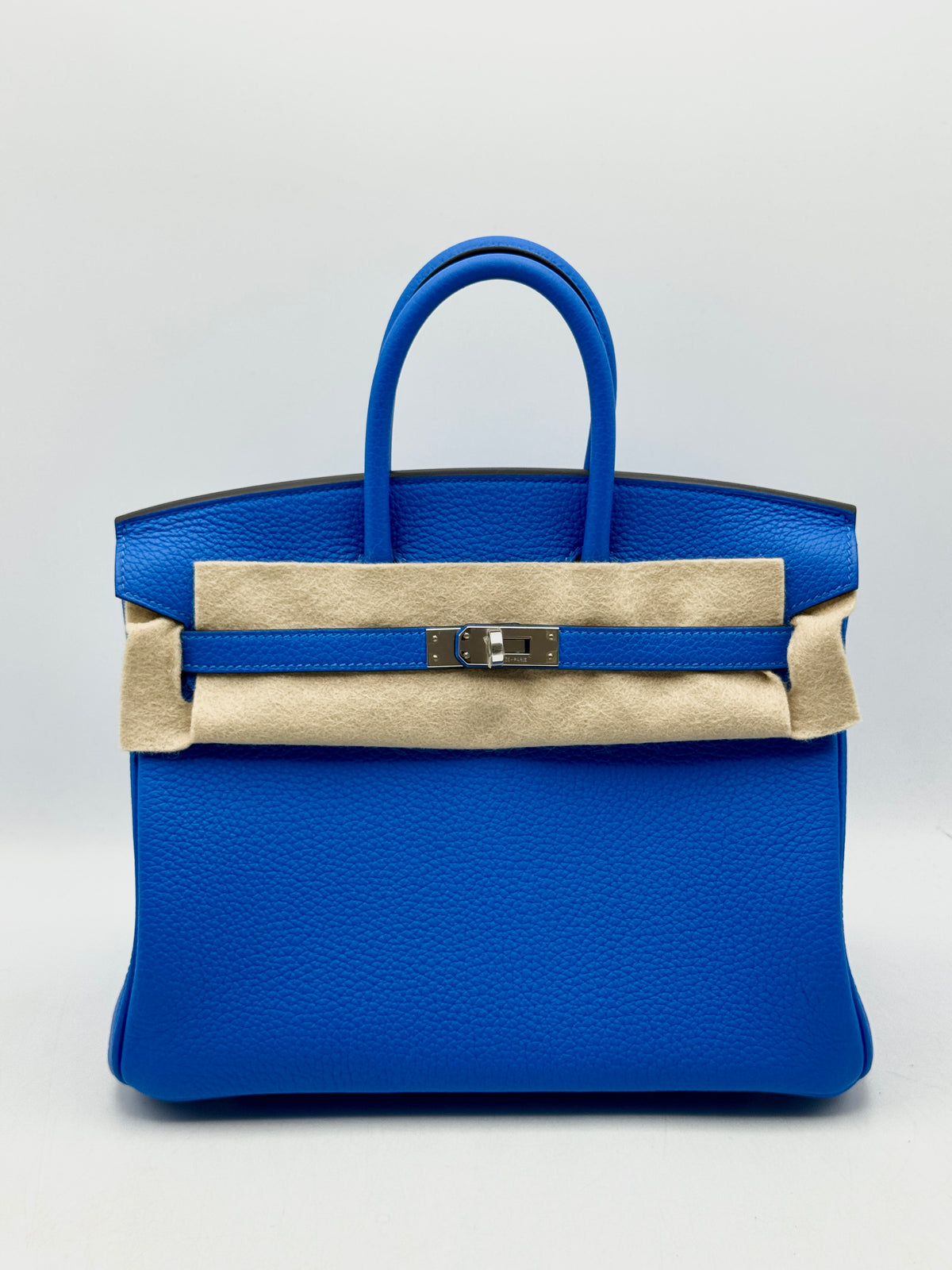 NEW 2026 Hermès Birkin 25 Handbag Togo Palladium Hardware Bleu Hydra - MyWatchLLC