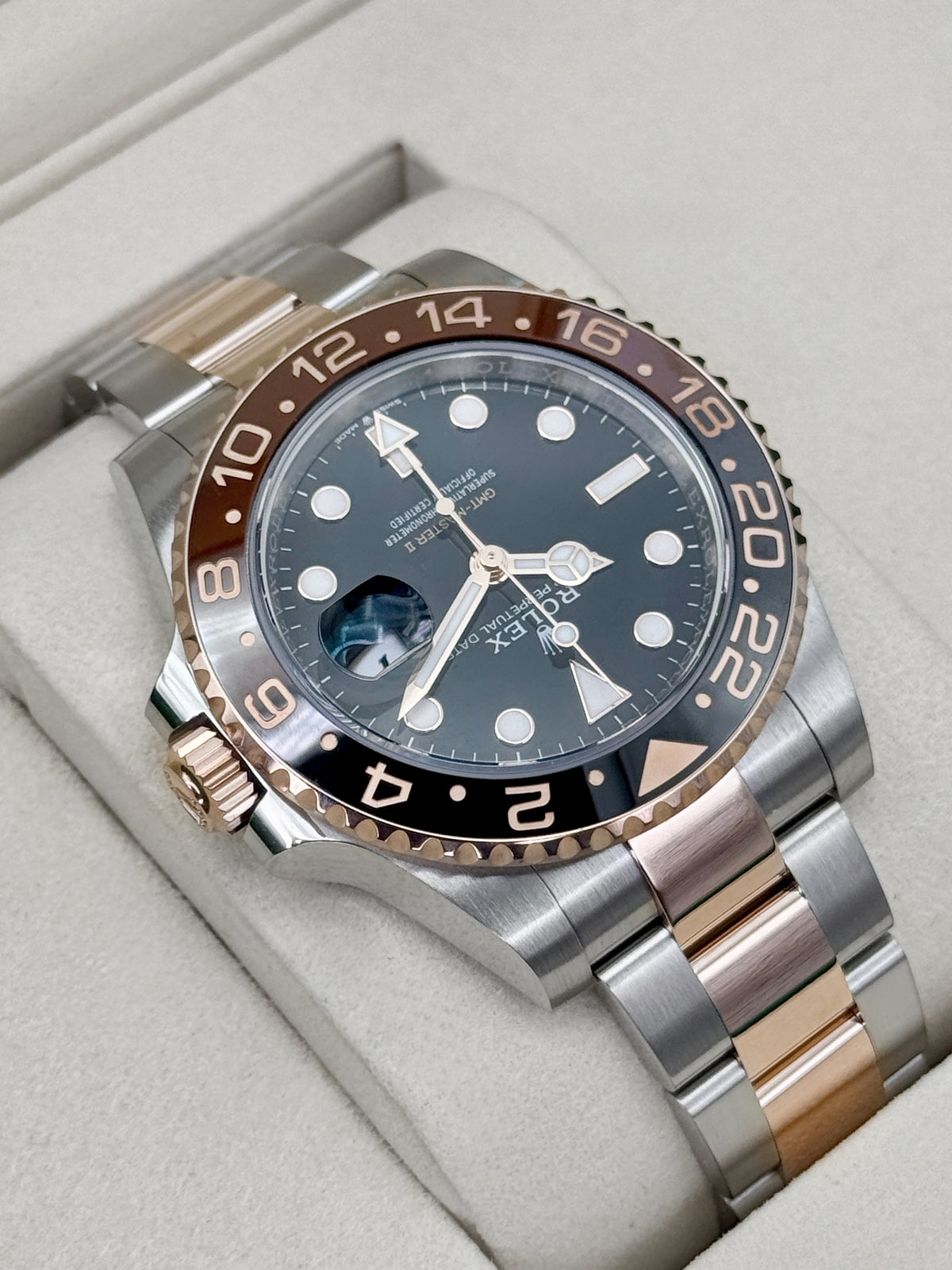 2025 Rolex GMT-Master II Rootbeer 40mm 126711CHNR Two-Tone - MyWatchLLC