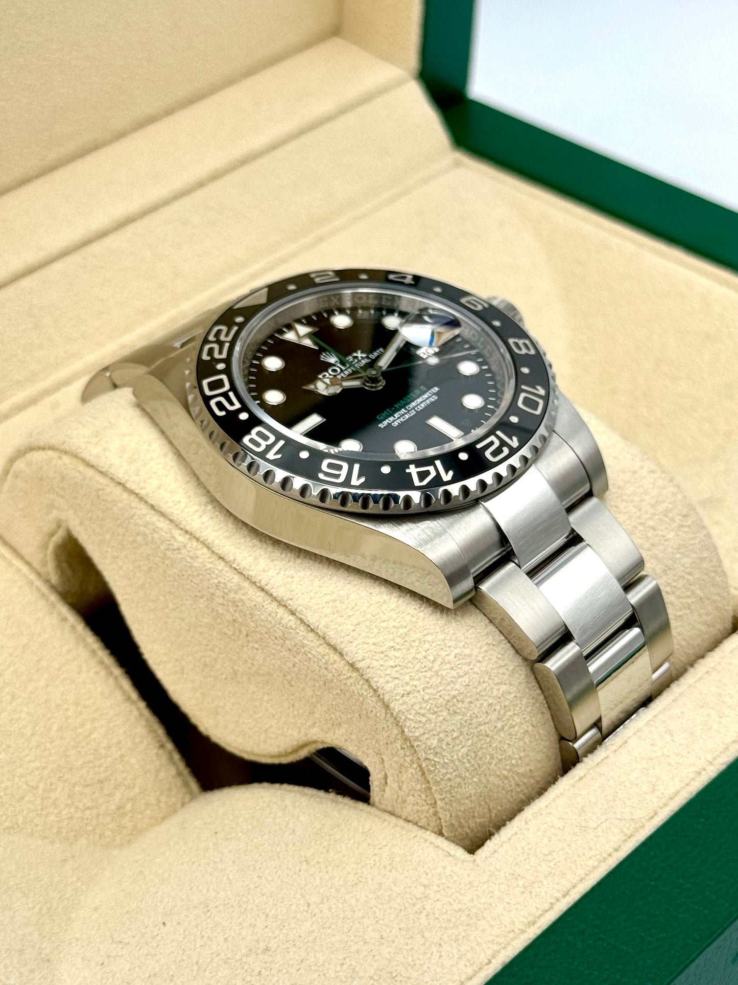 2014 Rolex GMT-Master II 40mm 116710LN Stainless Steel Black Dial