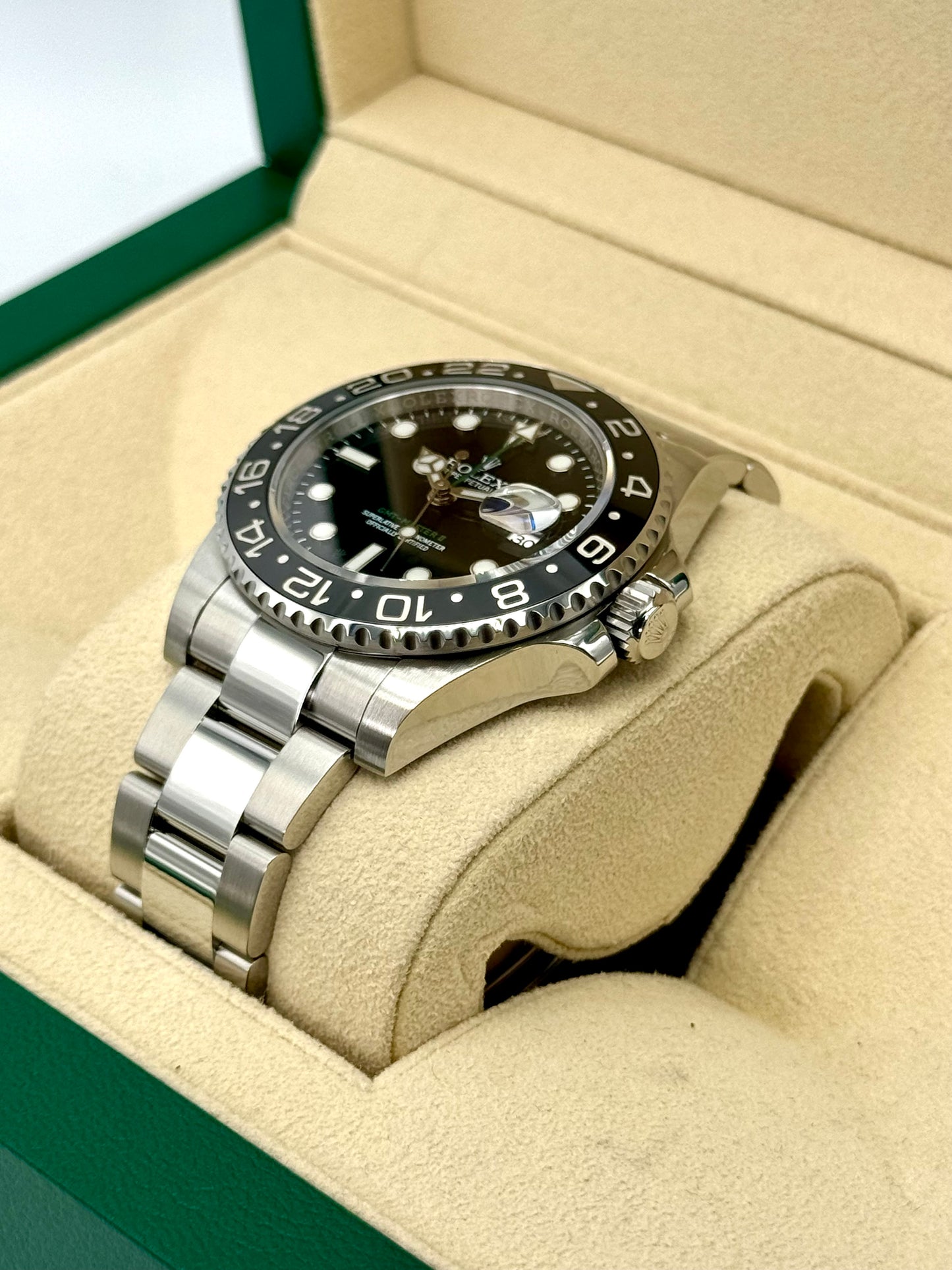 2014 Rolex GMT-Master II 40mm 116710LN Stainless Steel Black Dial