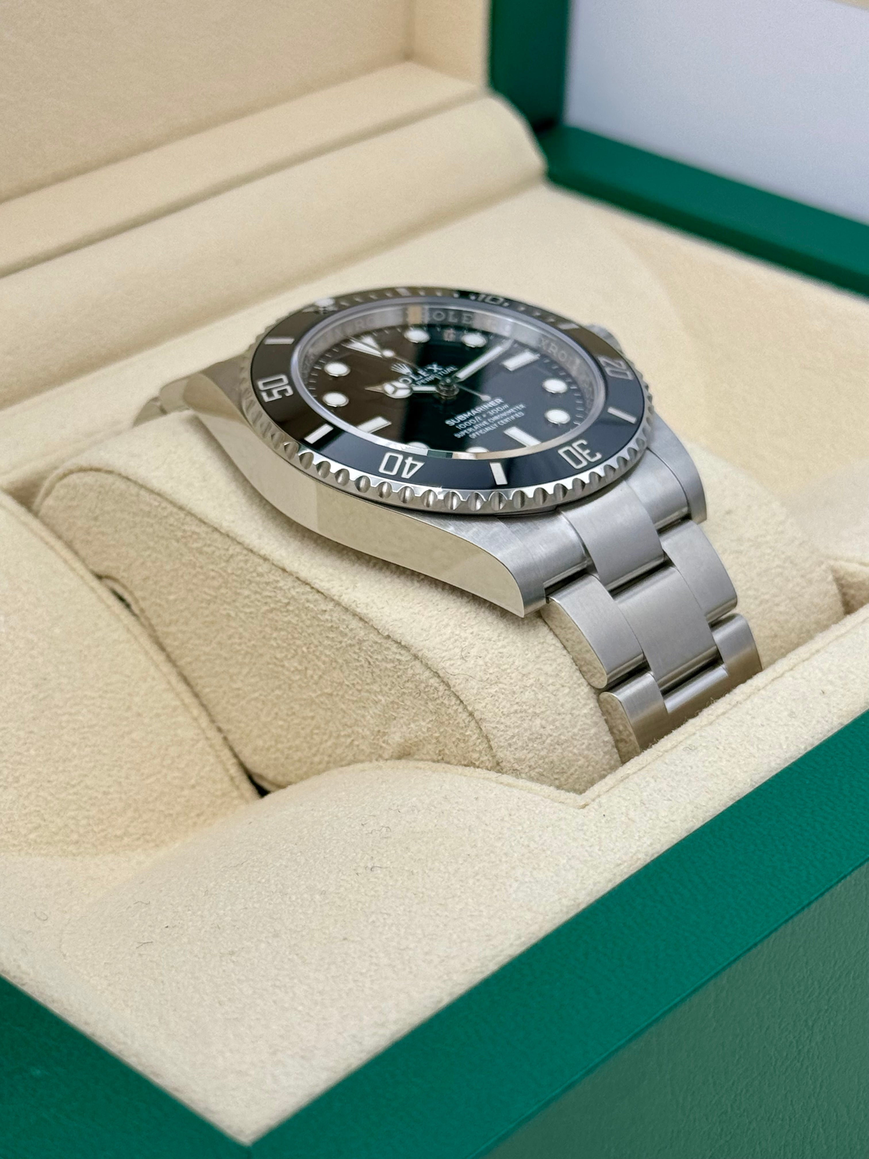 NEW 2023 Rolex Submariner 41mm 124060 Stainless Steel Black Dial