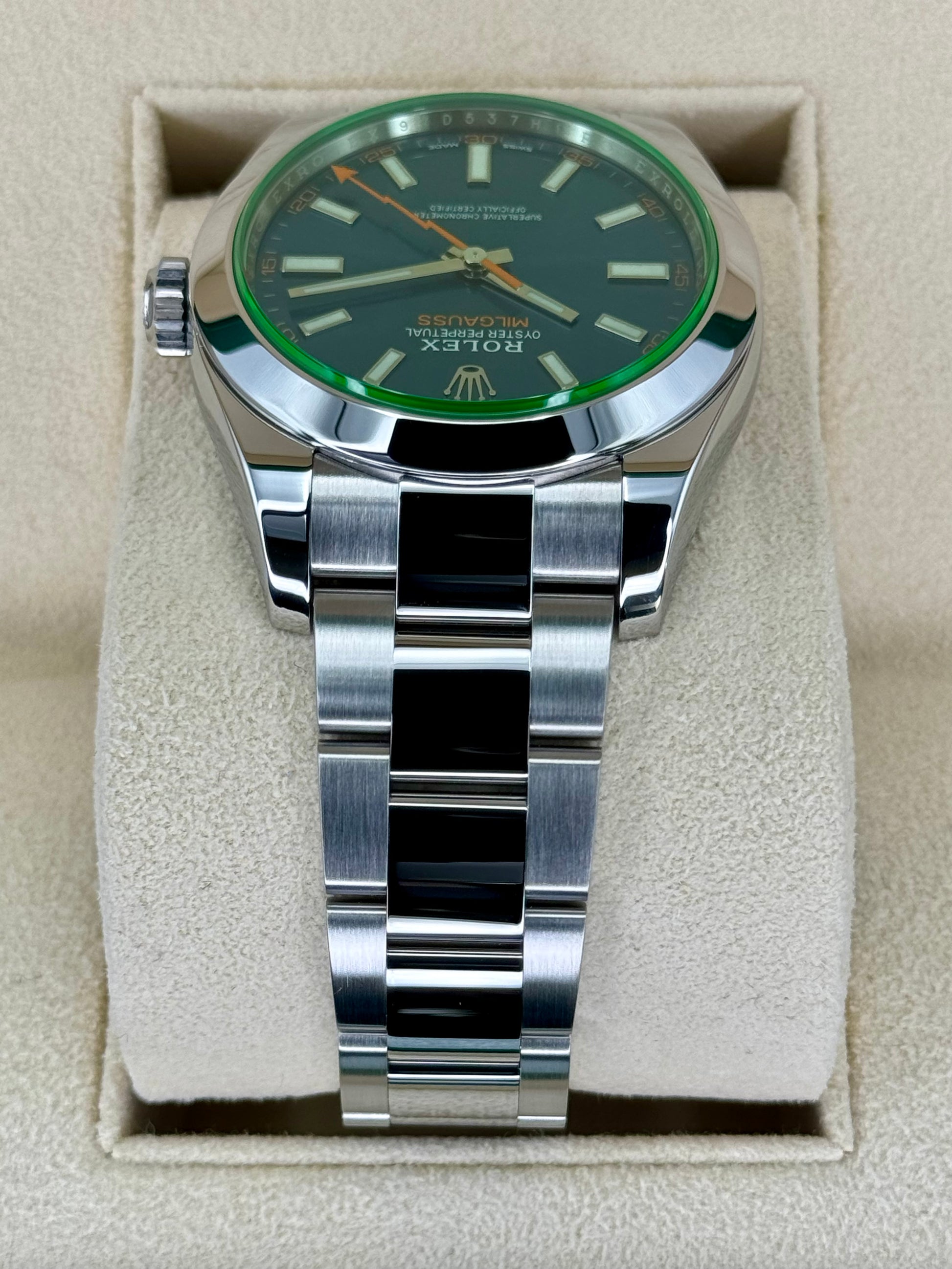 2023 Rolex Milgauss 40mm 116400GV Stainless Steel Blue Dial - MyWatchLLC
