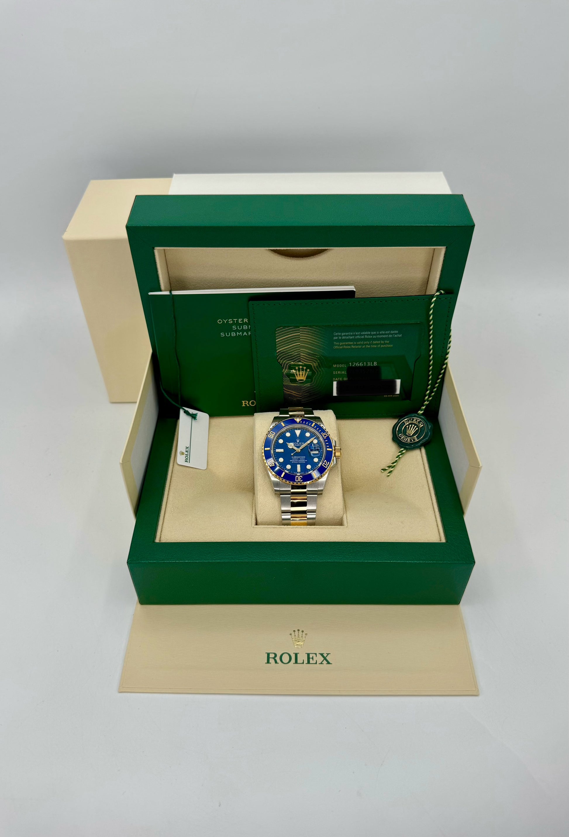 2023 Rolex Submariner Date 41mm 126613LB Two-Tone Blue Dial - MyWatchLLC