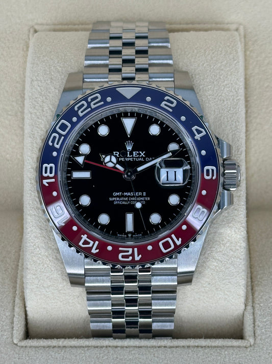 NEW 2023 Rolex GMT-Master II "Pepsi" 40mm 126710BLRO Jubilee Black Dial - MyWatchLLC