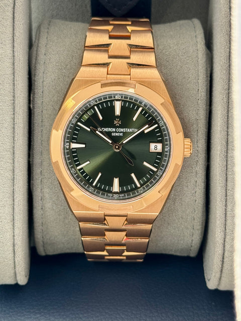 NEW 2026 Vacheron Constantin Overseas 41mm 4520V Pink Gold Green Dial