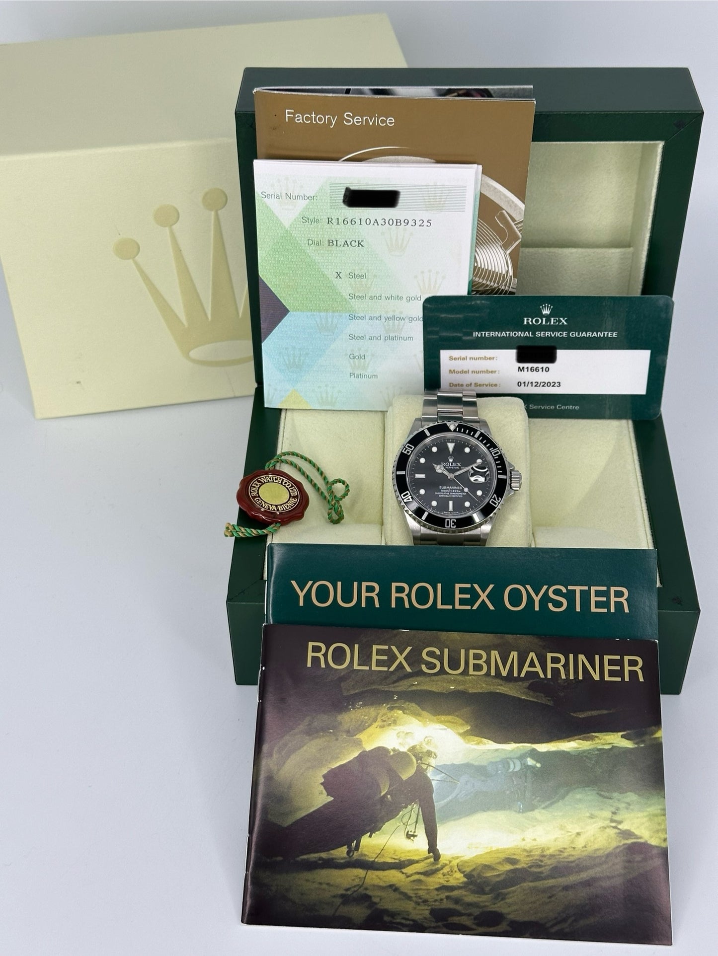 2007 Rolex Submariner Date 40mm 16610 Stainless Steel Black Dial - MyWatchLLC