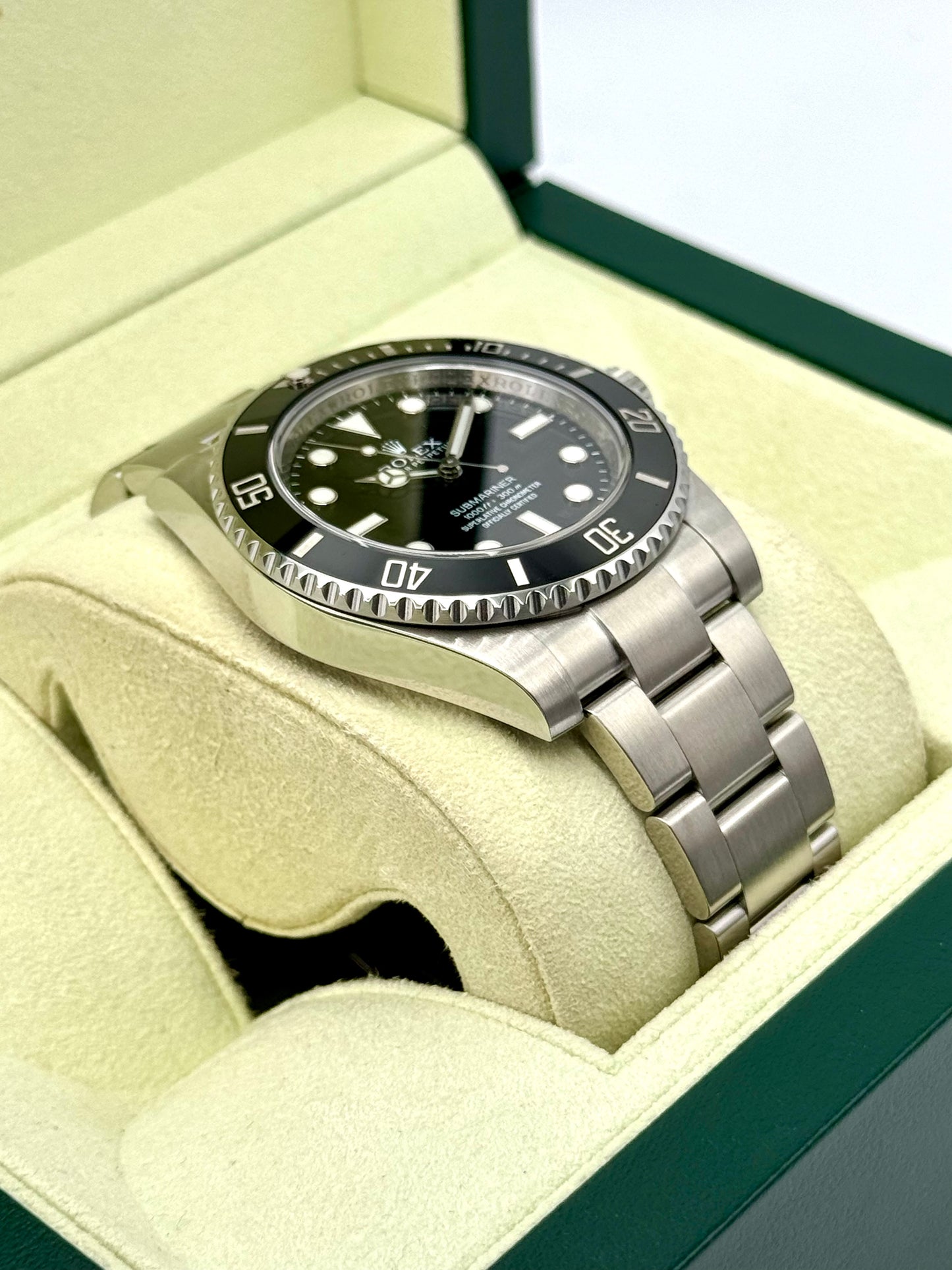 2014 Rolex Submariner 40mm 114060 Stainless Steel Black Dial