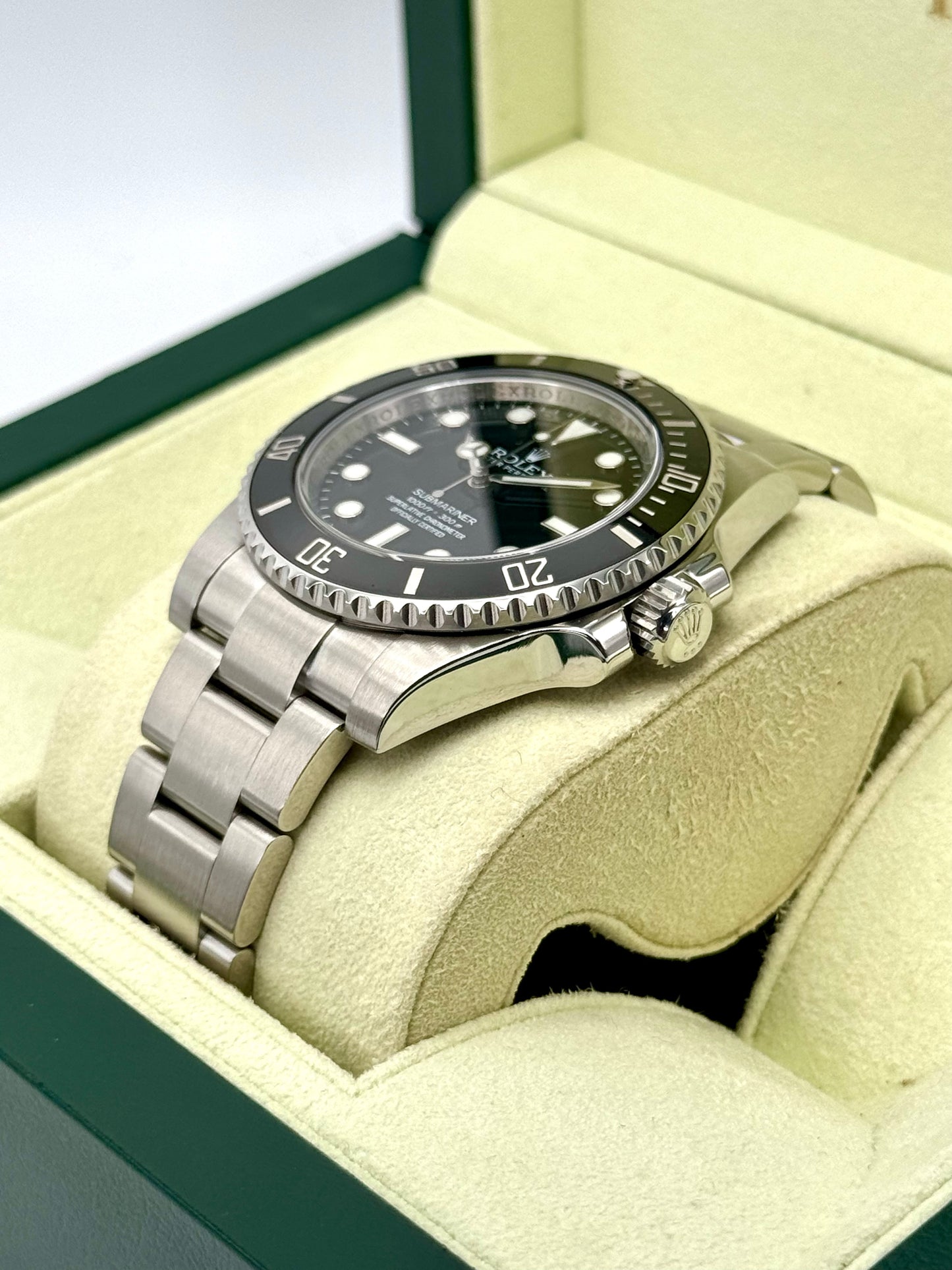 2014 Rolex Submariner 40mm 114060 Stainless Steel Black Dial