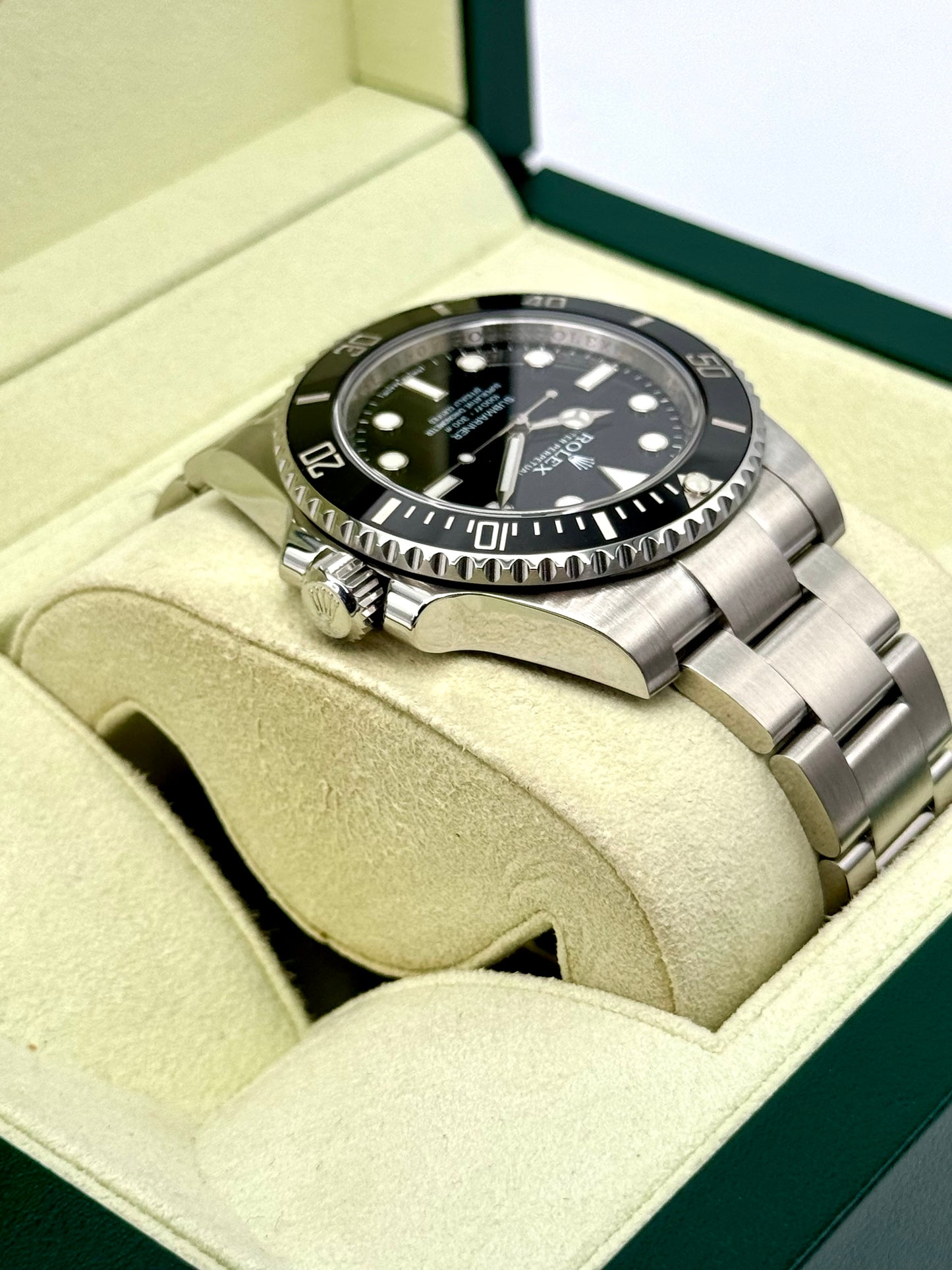 2014 Rolex Submariner 40mm 114060 Stainless Steel Black Dial