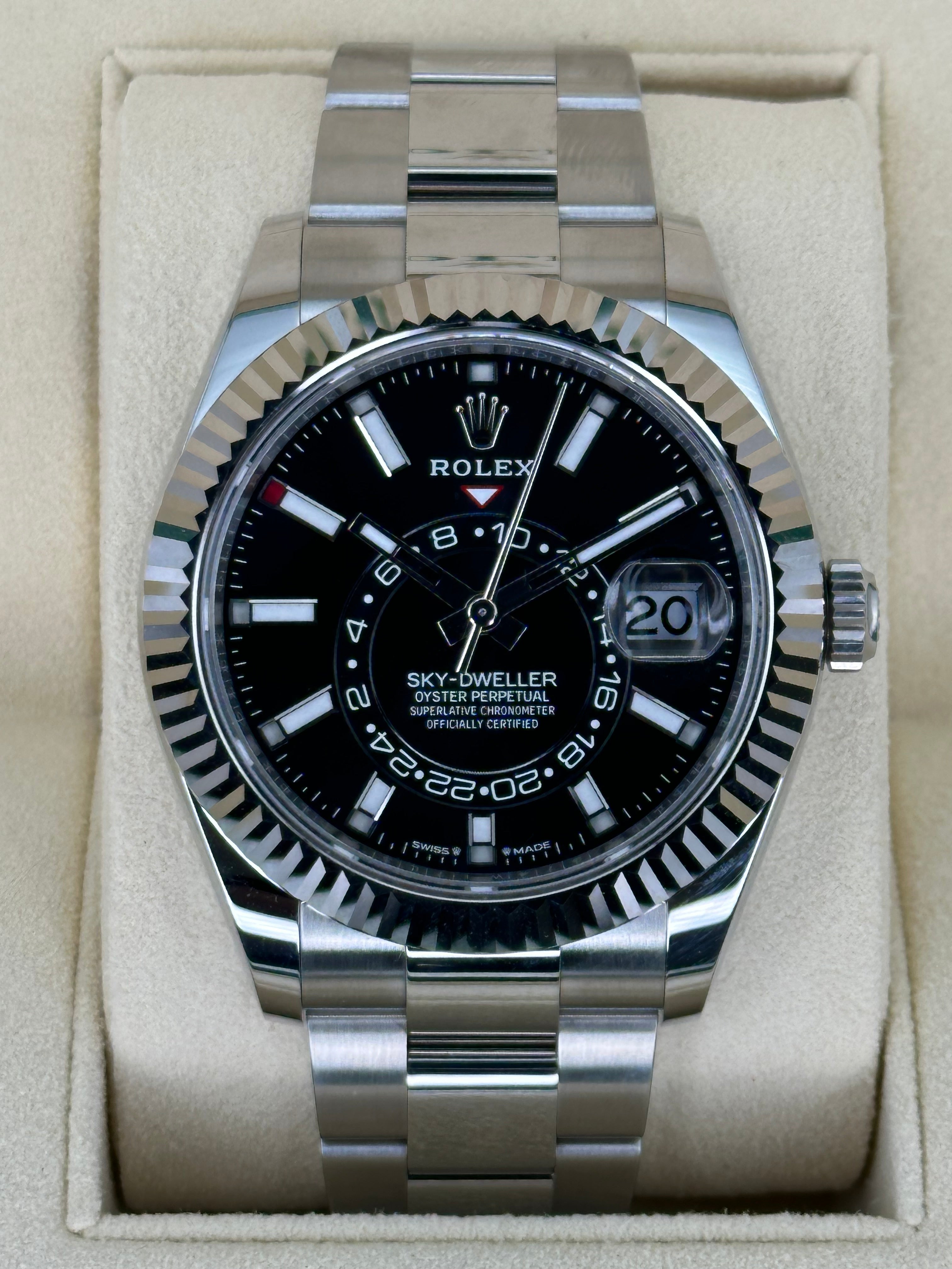 Rolex sky dweller clearance nero