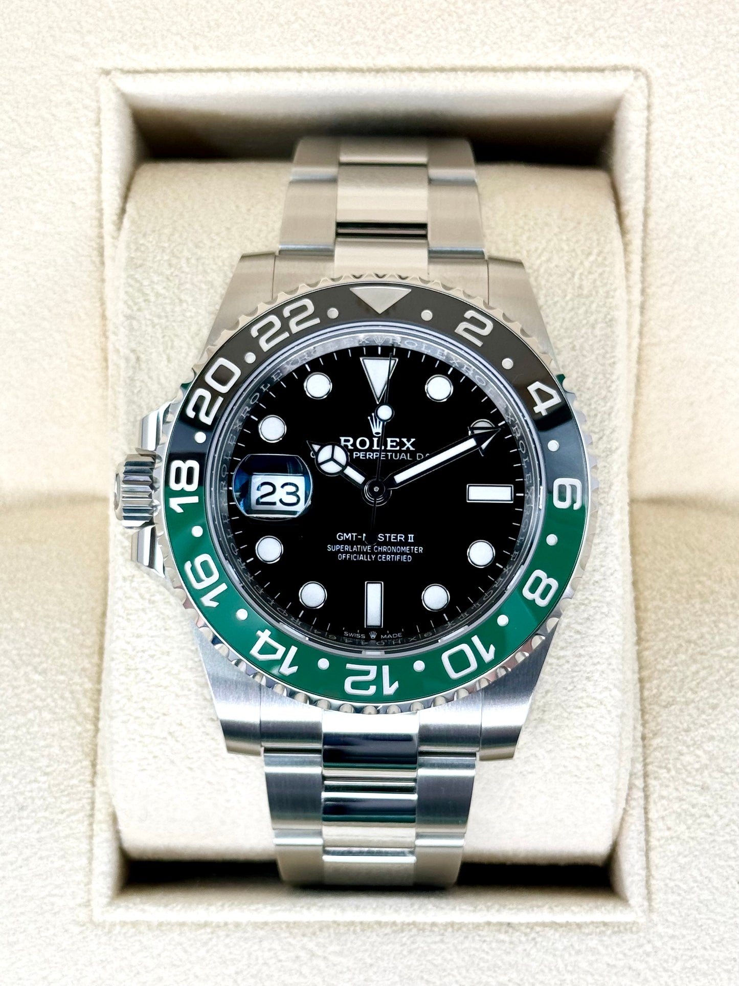 NEW 2024 Rolex GMT-Master II "Sprite" 40mm 126720VTNR Oyster