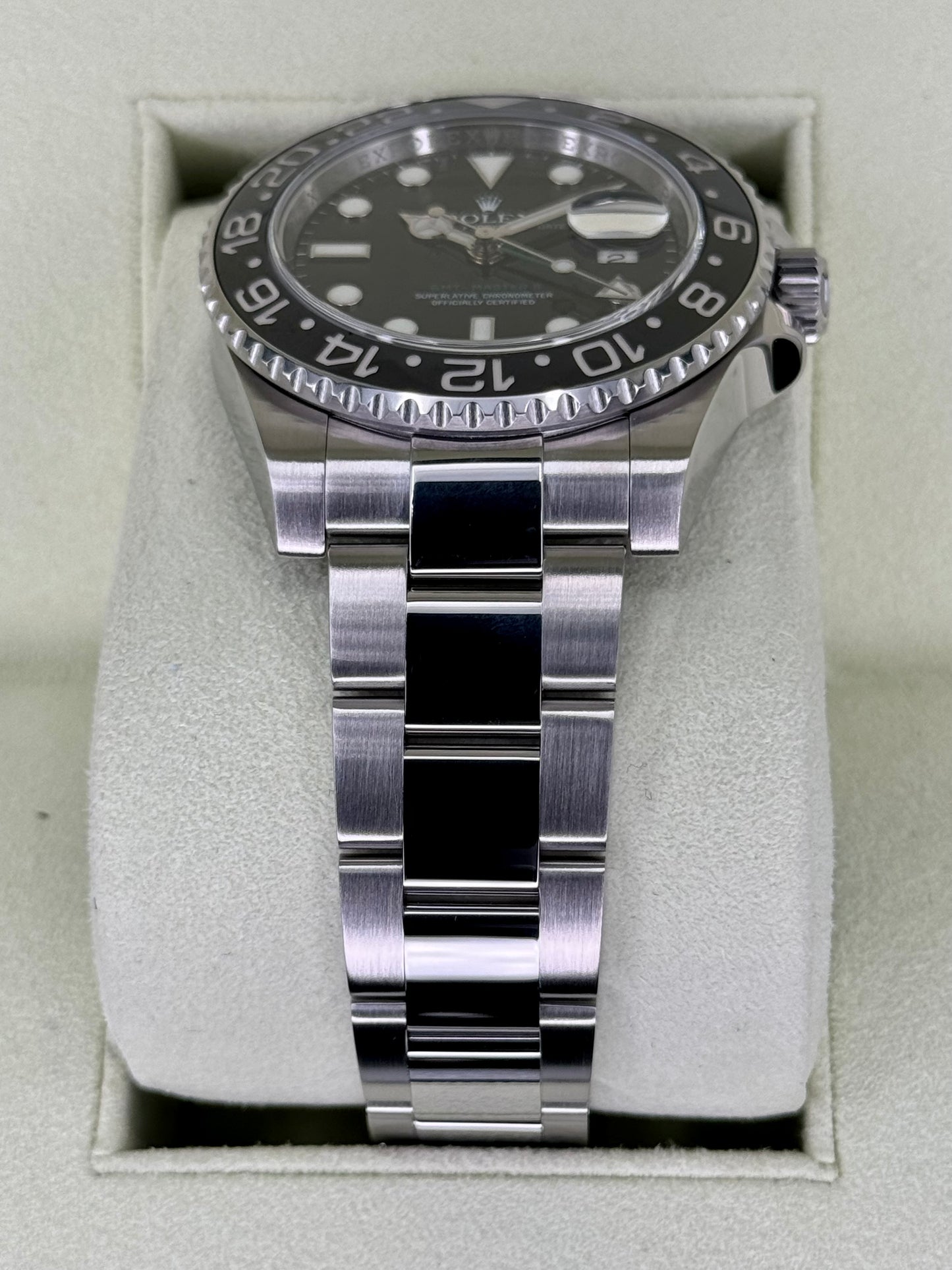 2007 Rolex GMT-Master II 40mm 116710 Stainless Steel Oyster Black Dial - MyWatchLLC