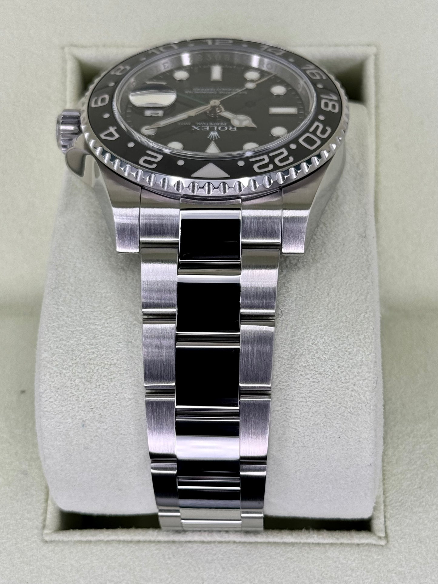 2007 Rolex GMT-Master II 40mm 116710 Stainless Steel Oyster Black Dial - MyWatchLLC