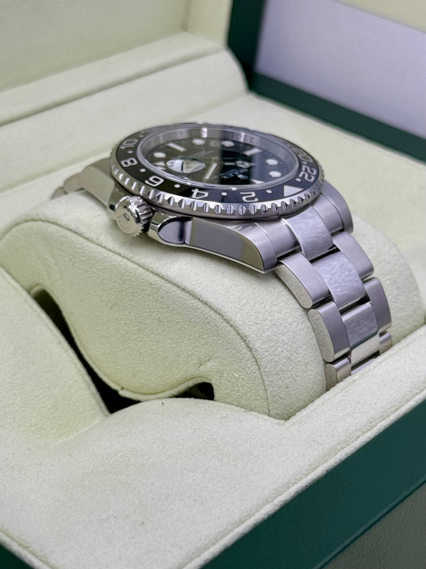 2007 Rolex GMT-Master II 40mm 116710 Stainless Steel Oyster Black Dial - MyWatchLLC