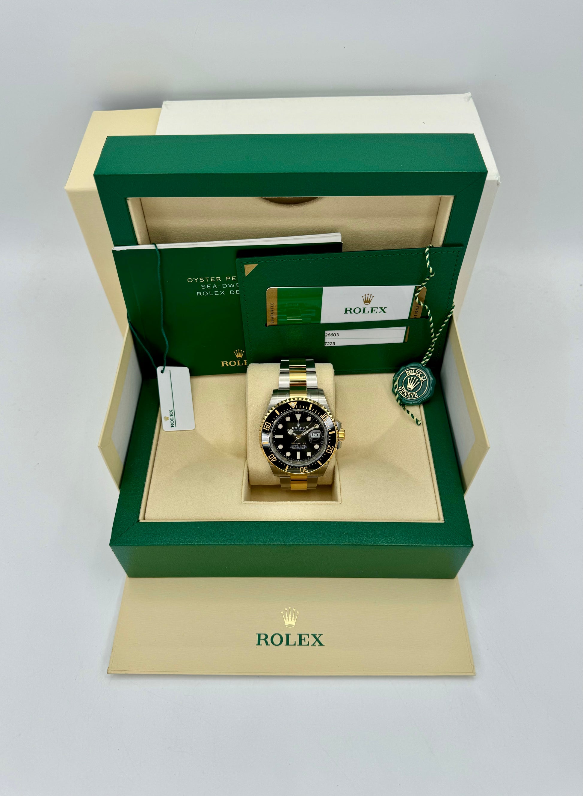 NEW Rolex Sea-Dweller 43mm 126603 Two-Tone Black Dial - MyWatchLLC