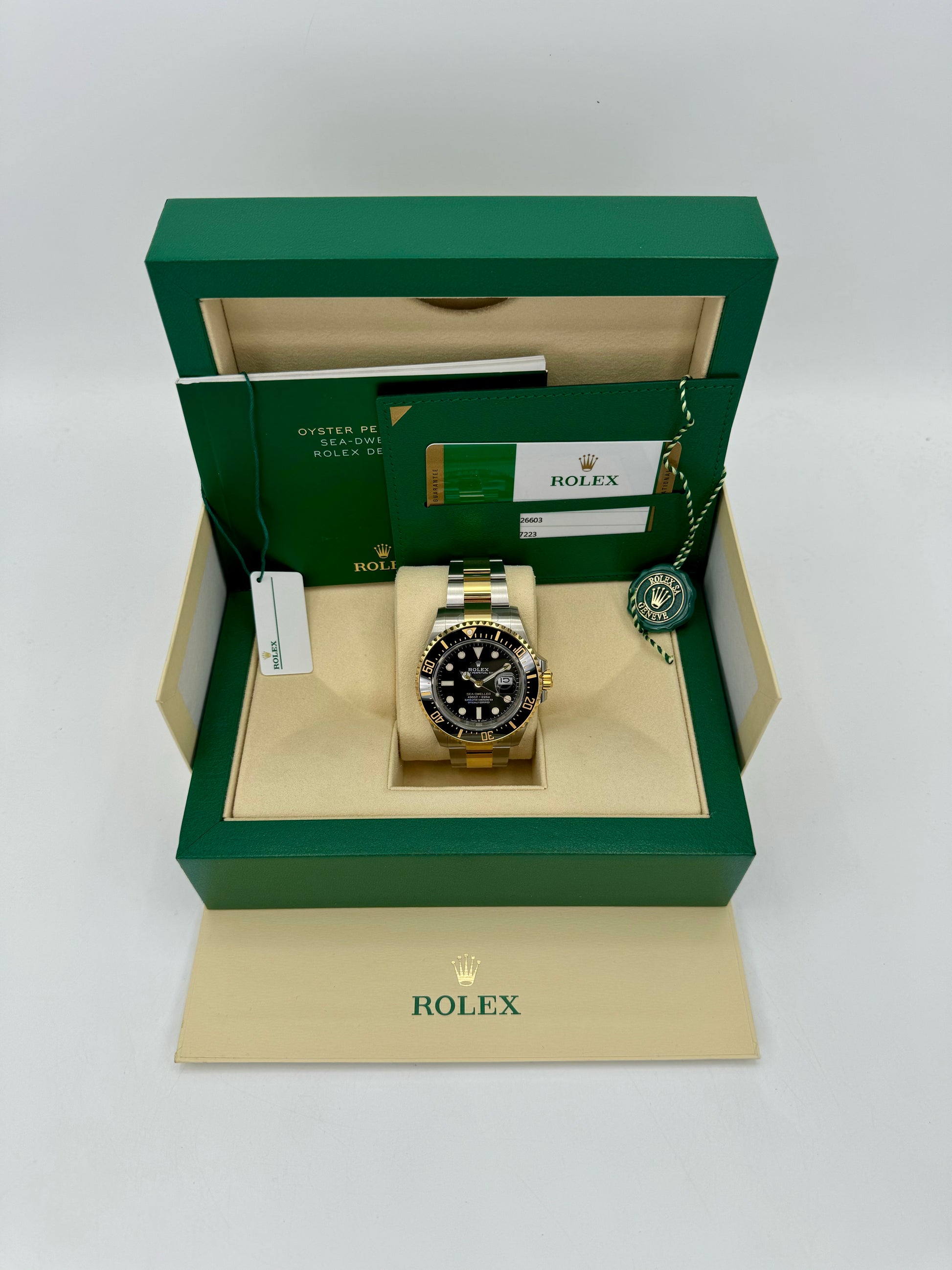 NEW Rolex Sea-Dweller 43mm 126603 Two-Tone Black Dial - MyWatchLLC