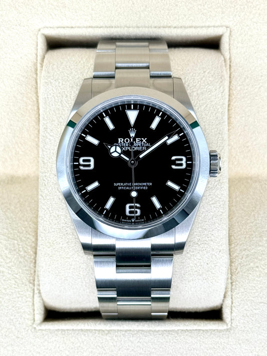 NEW 2024 Rolex Explorer 40mm 224270 Black Dial