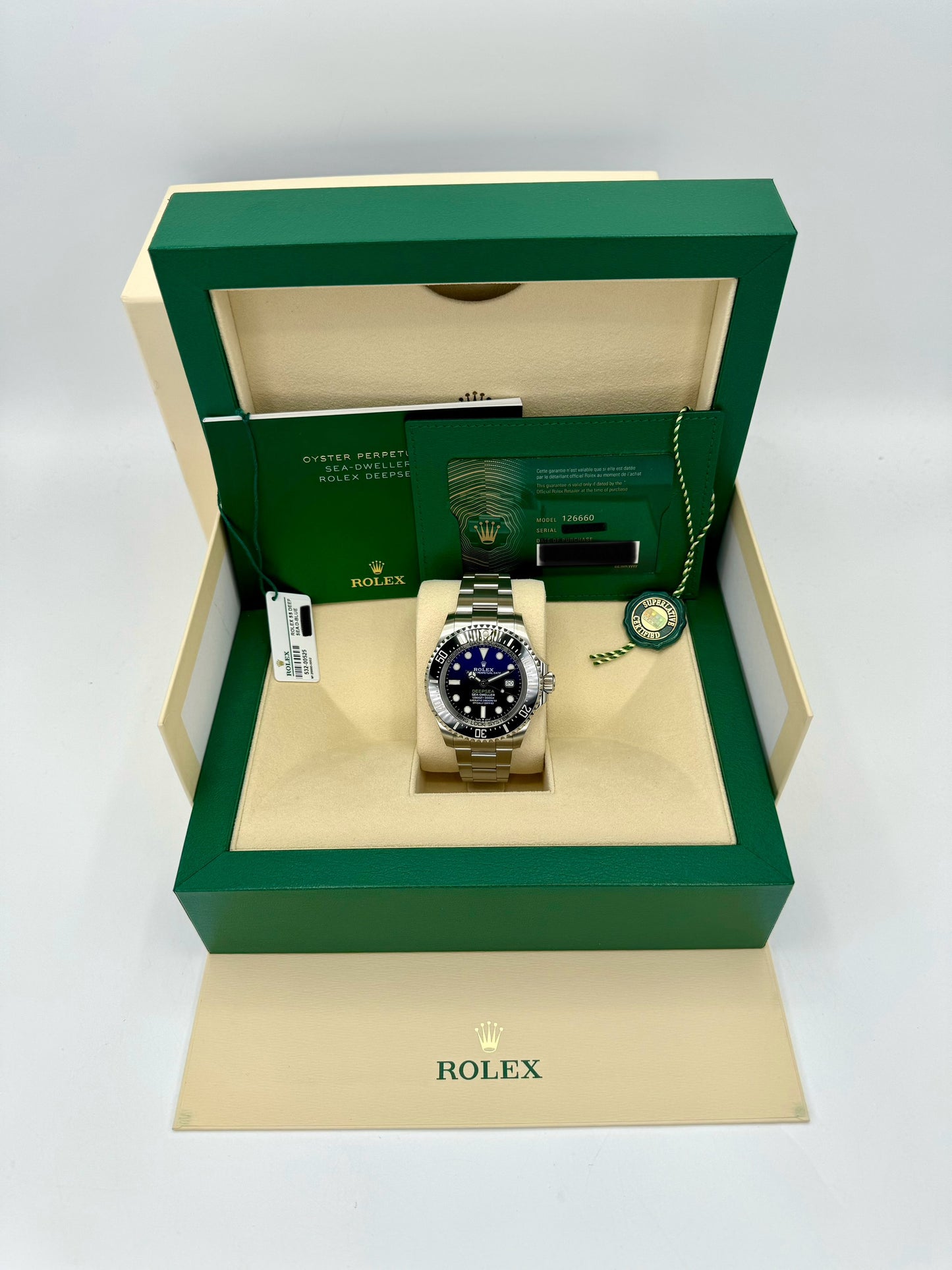 2022 Rolex Sea-Dweller Deepsea "James Cameron" 44mm 126660 Blue Dial - MyWatchLLC