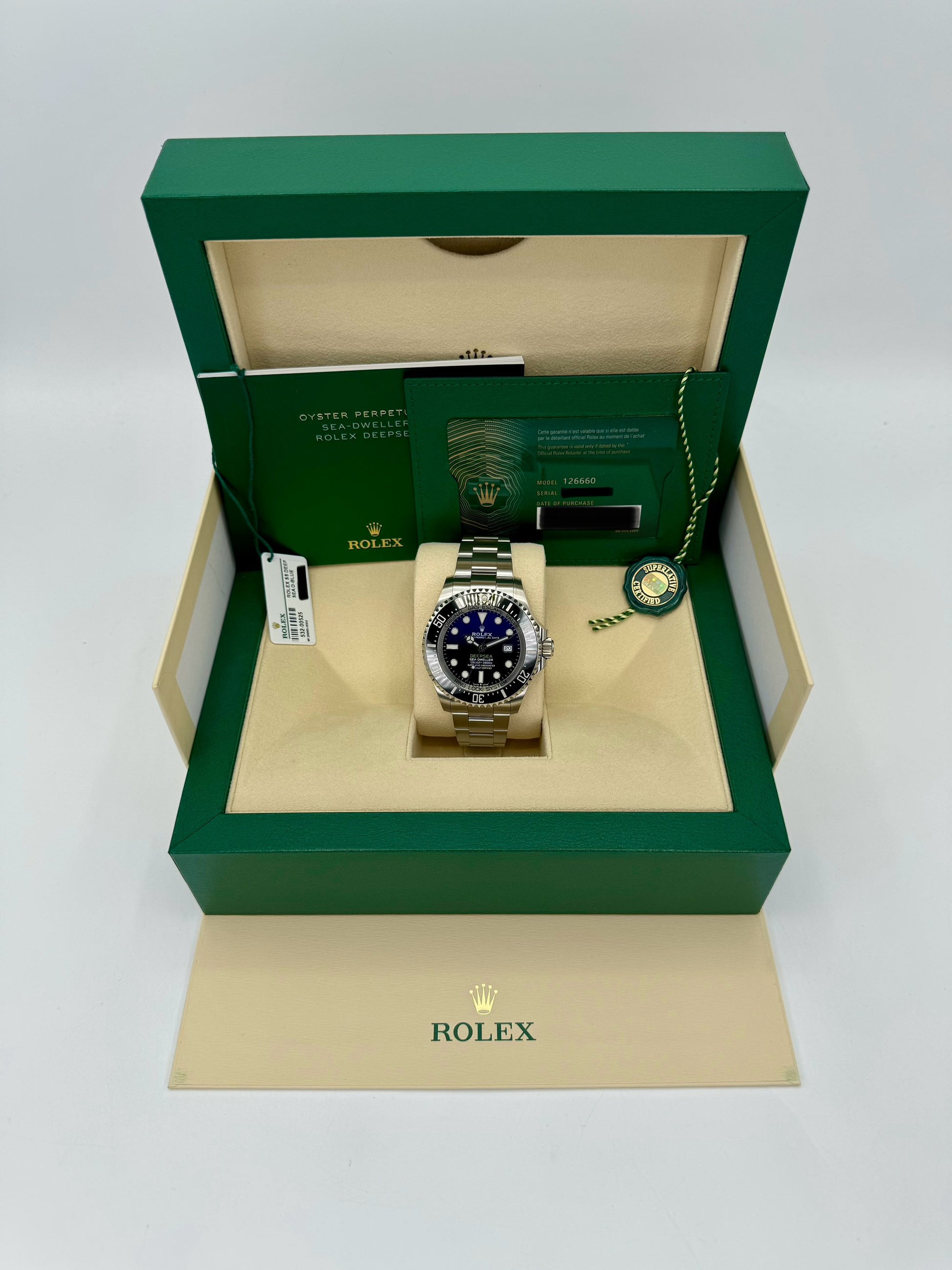 2022 Rolex Sea-Dweller Deepsea "James Cameron" 44mm 126660 Blue Dial - MyWatchLLC