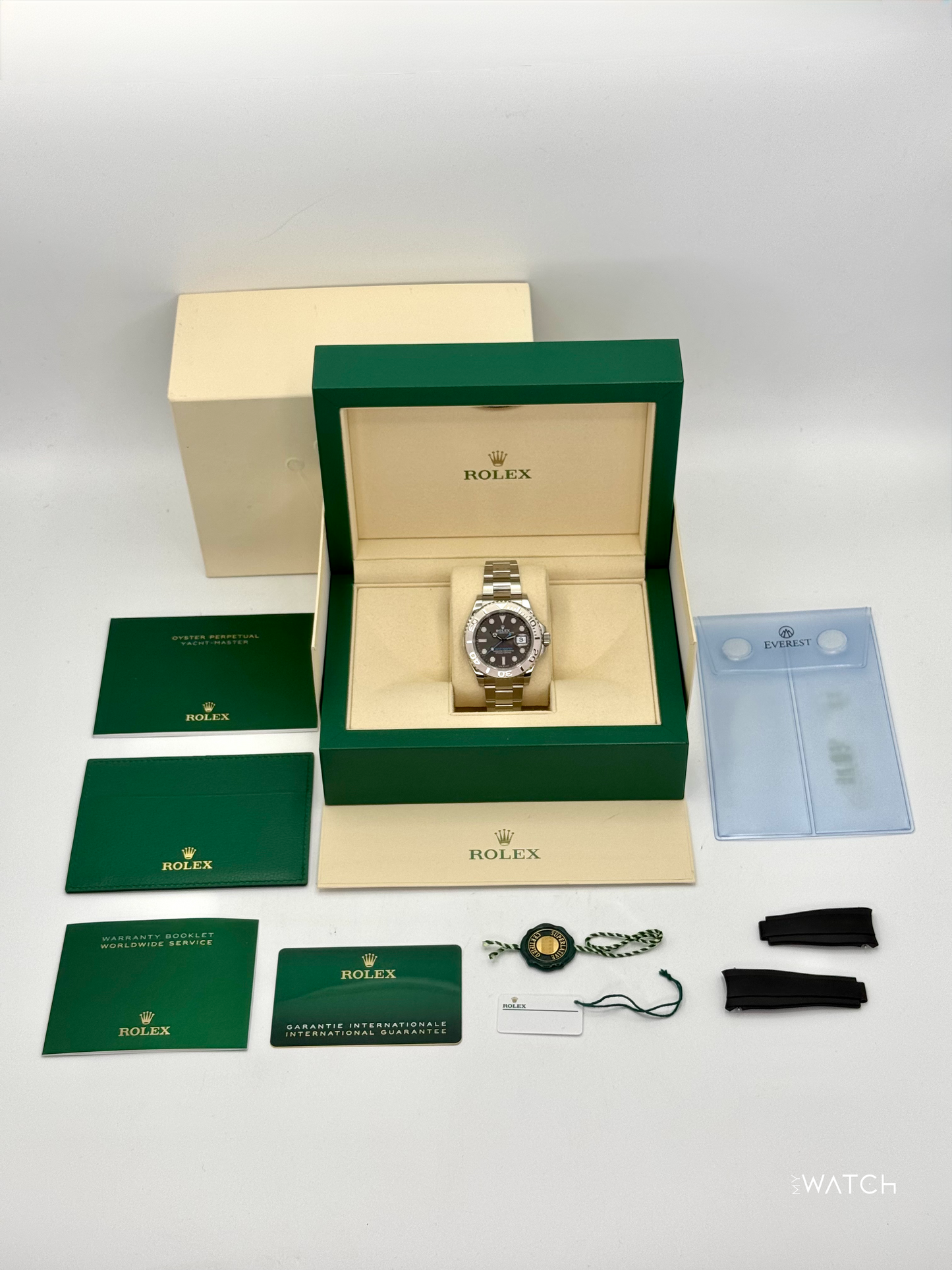 2021 Rolex Yacht-Master 40mm 126622 Stainless Steel Rhodium Dial