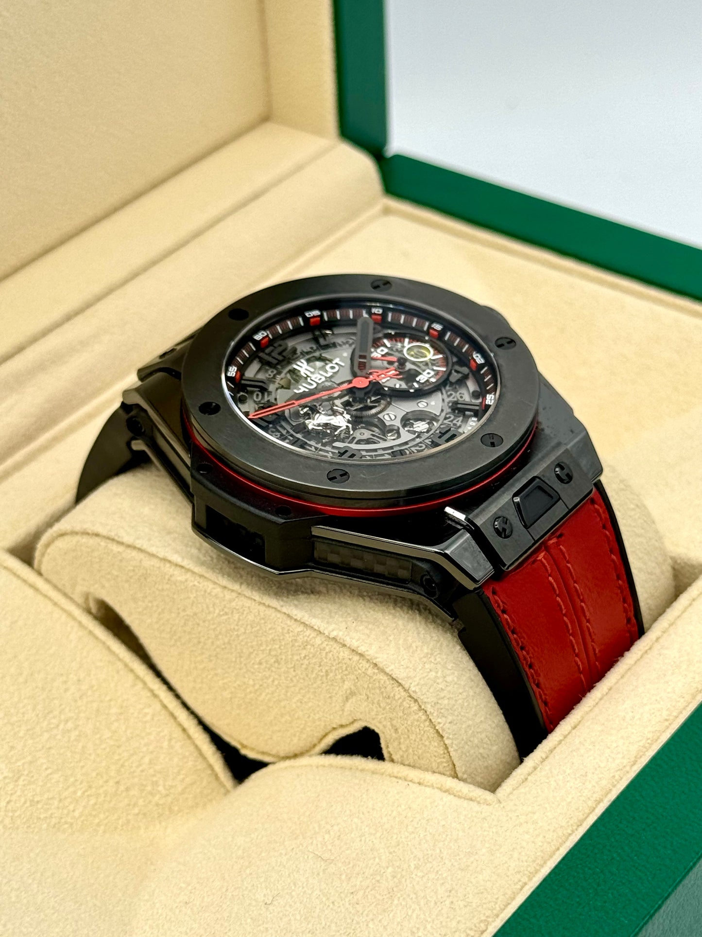 Big Bang Ferrari 45mm 401.QX.0123.VR Carbon Skeletonized Dial