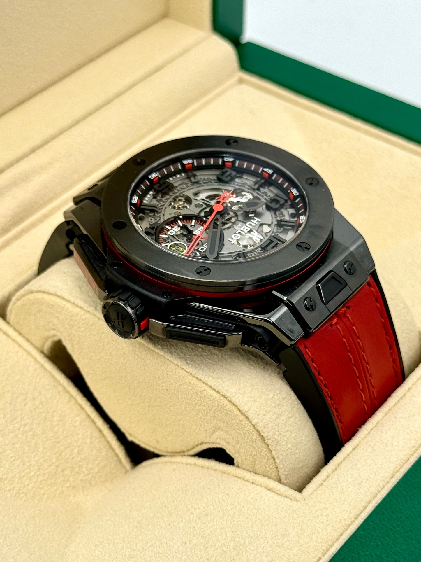 Big Bang Ferrari 45mm 401.QX.0123.VR Carbon Skeletonized Dial