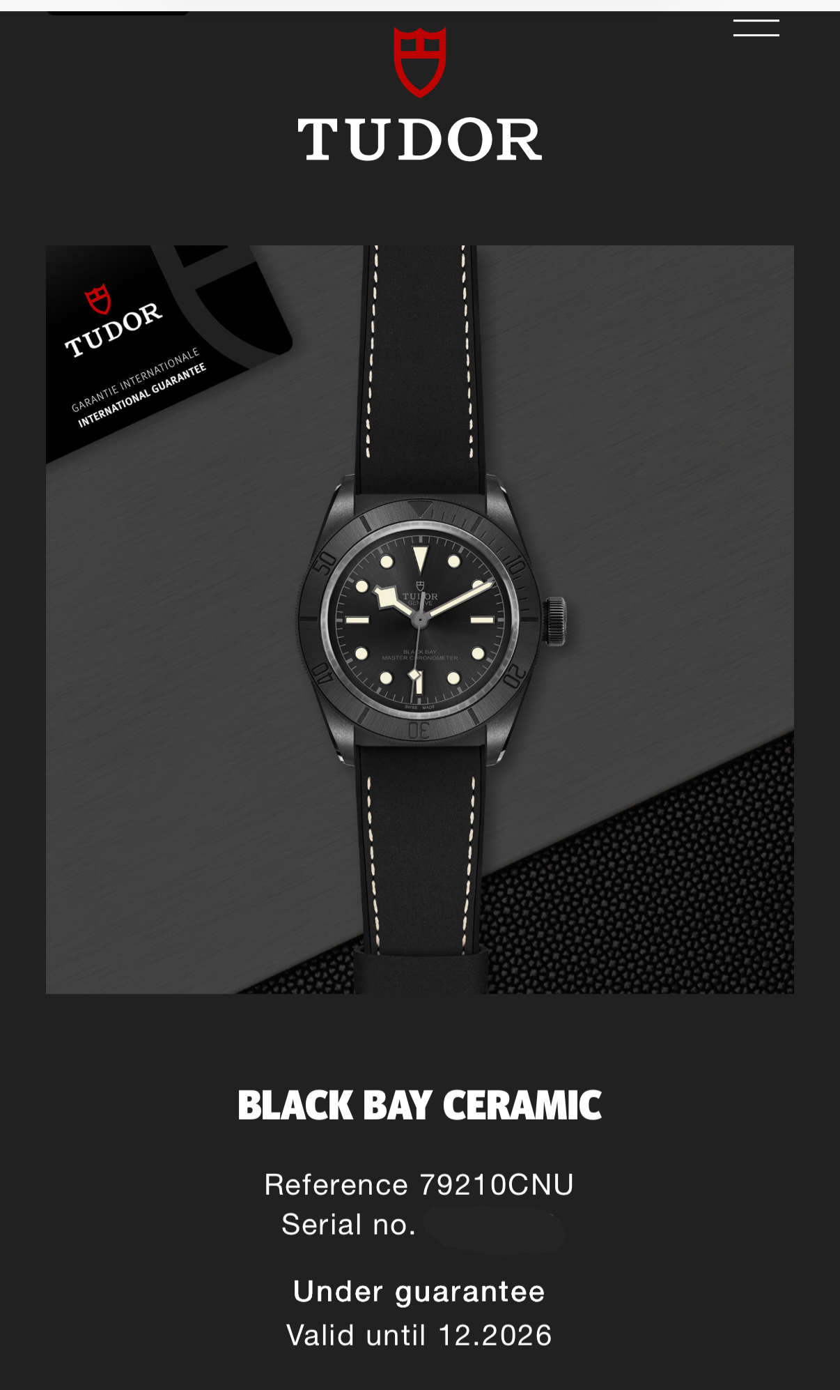 2021 Tudor Black Bay 41mm 79210CNU Ceramic Black Domed Dial - MyWatchLLC