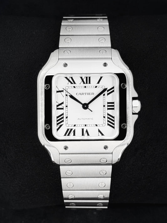 2026 Cartier Santos De Cartier 35mm WSSA0029 Stainless Steel White Dial