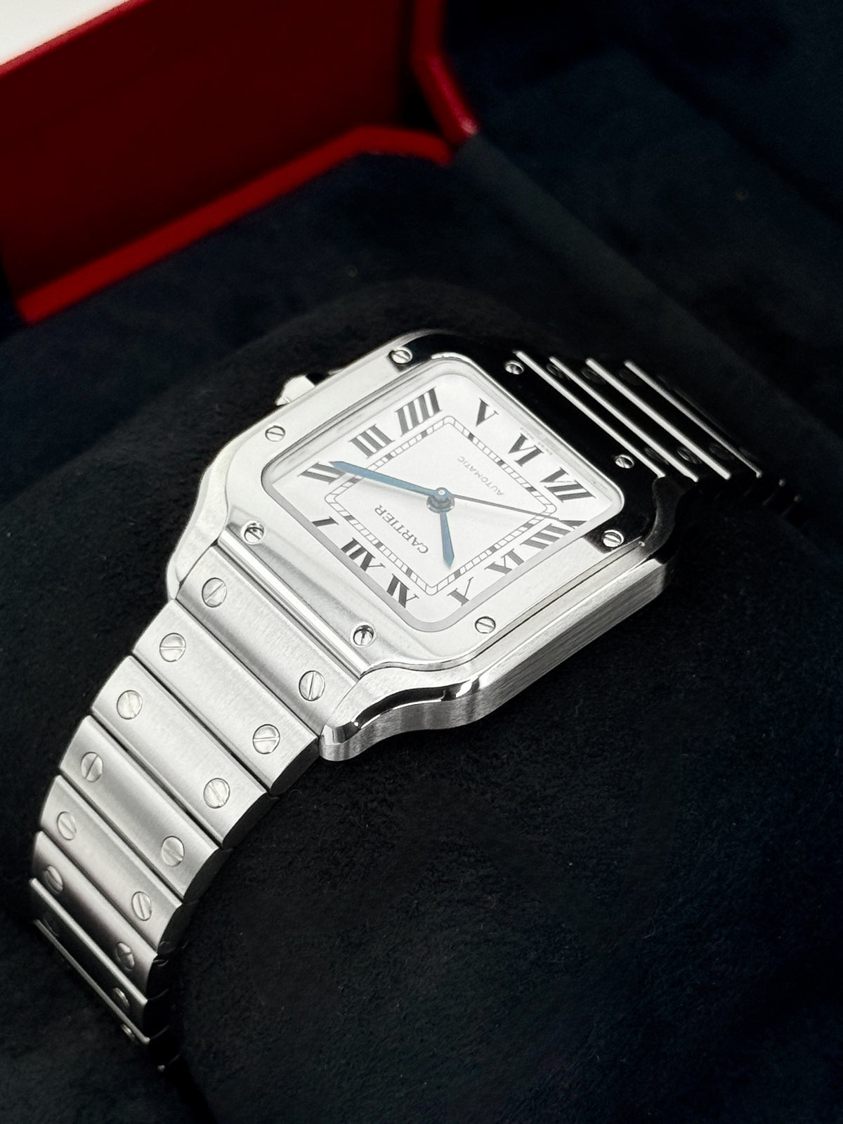 2026 Cartier Santos De Cartier 35mm WSSA0029 Stainless Steel White Dial