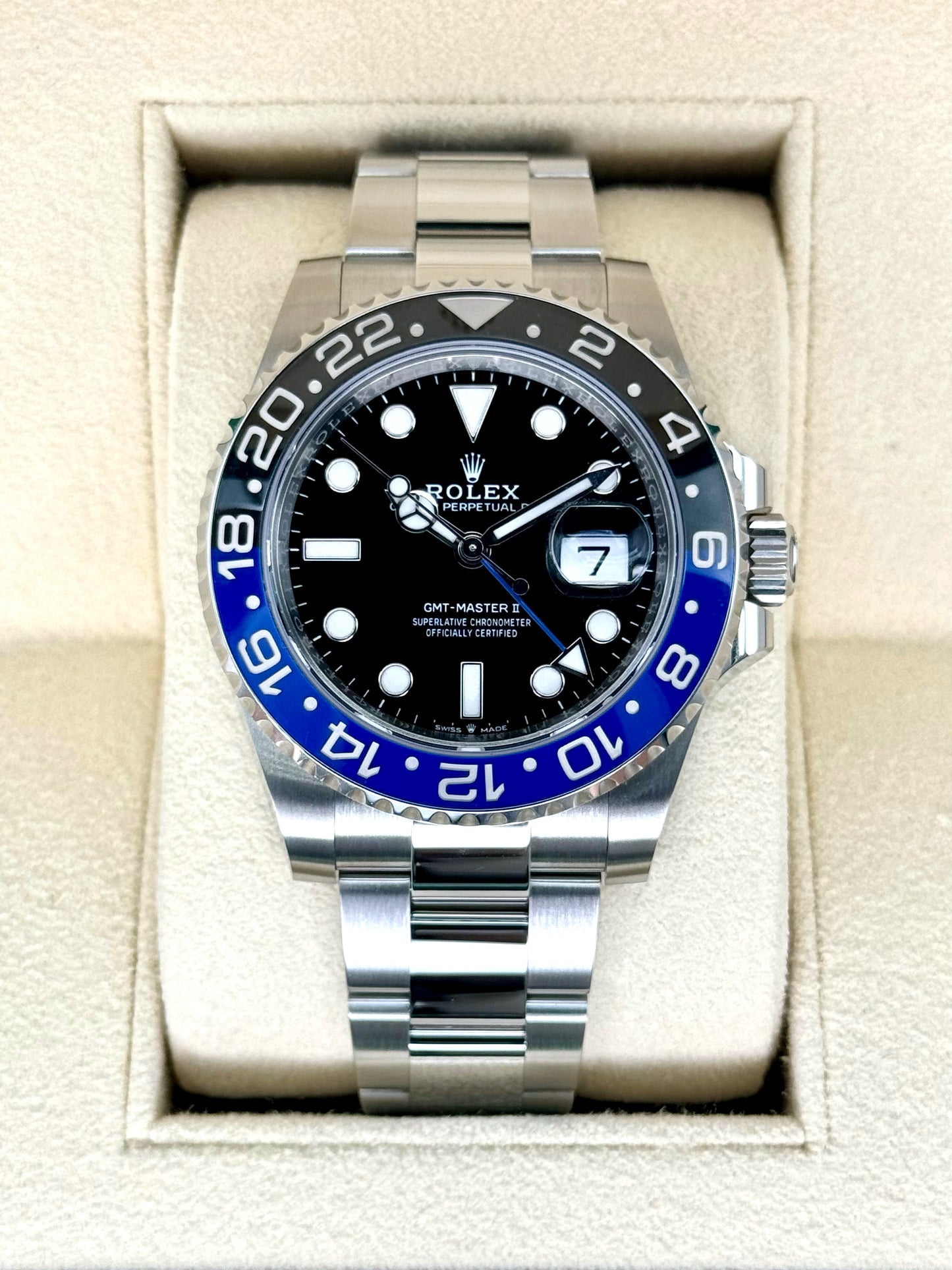 2024 Rolex GMT-Master II "Batman" 40mm 126710BLNR Oyster