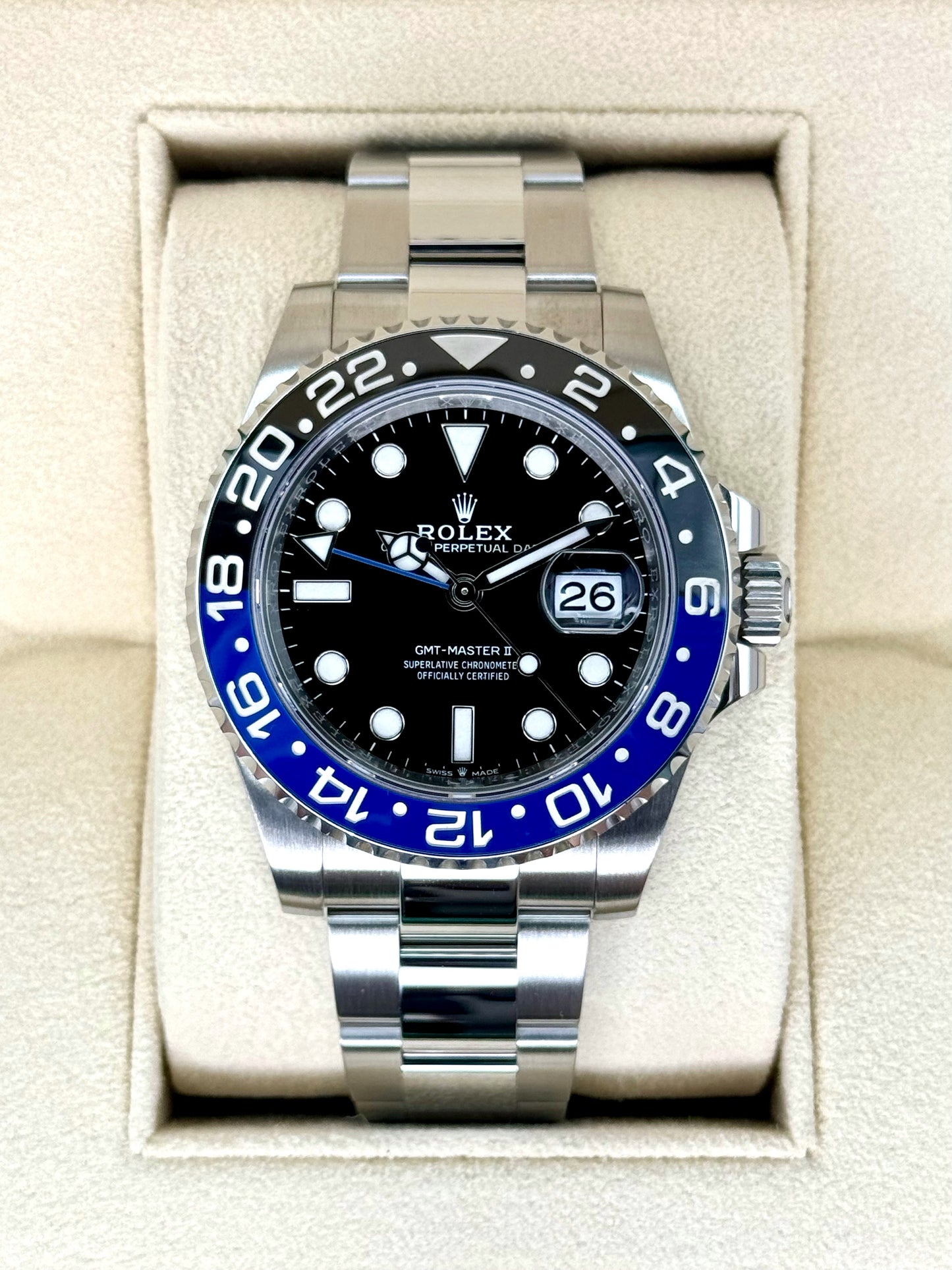 2023 Rolex GMT-Master II "Batman" 40mm 126710BLNR Oyster