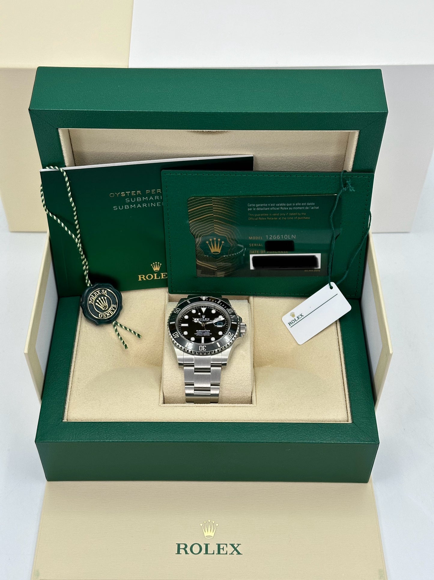 NEW 2024 Submariner 41mm 126610LN Stainless Steel Black Dial - MyWatchLLC