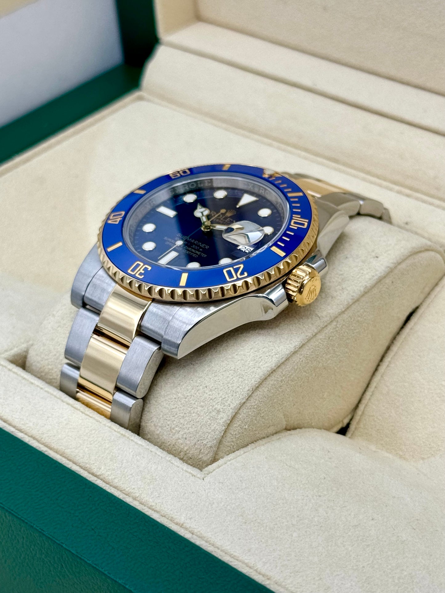 2016 Rolex Submariner "Bluesy" 40mm 116613LB Two-Tone Blue Dial