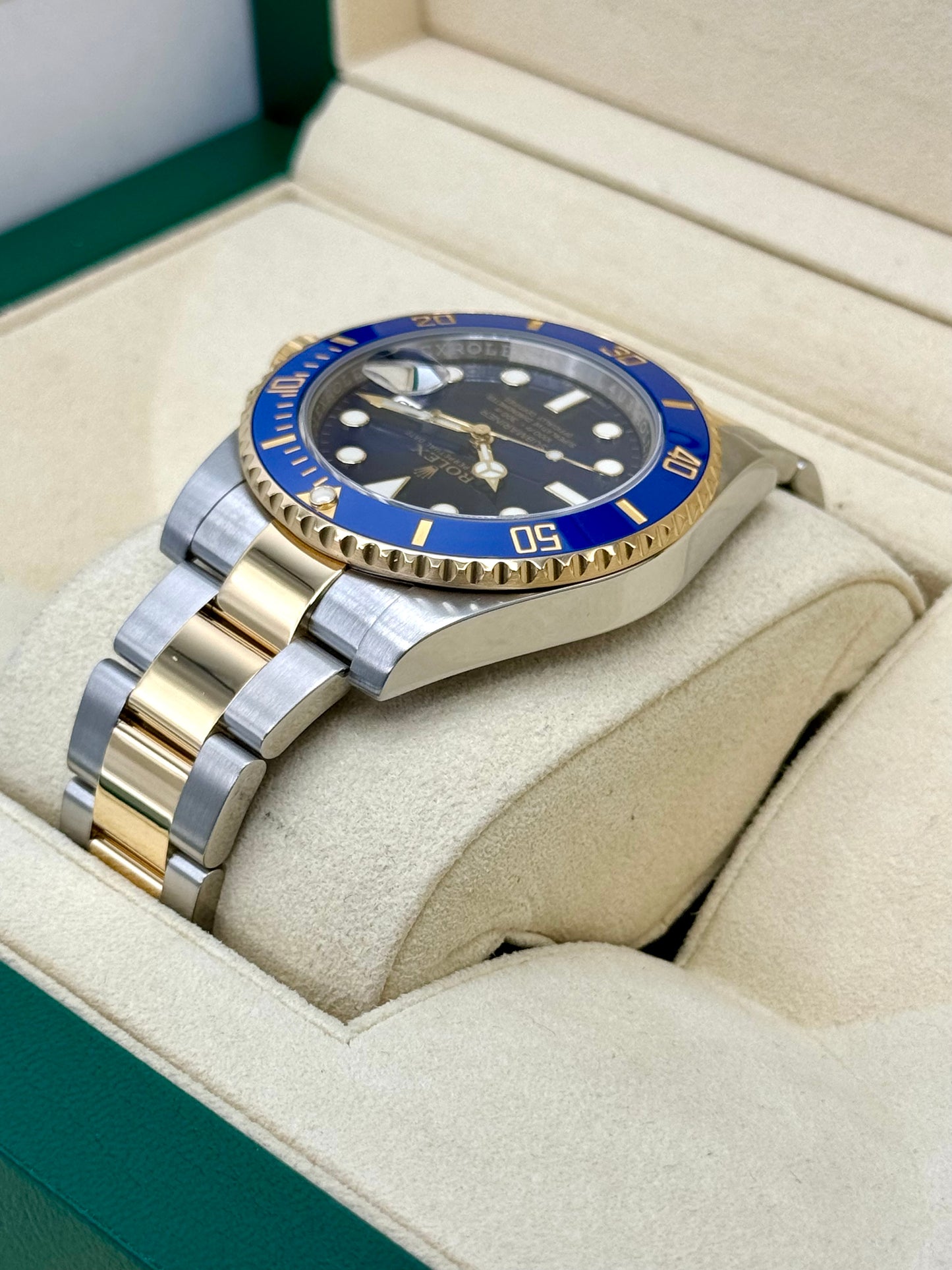 2016 Rolex Submariner "Bluesy" 40mm 116613LB Two-Tone Blue Dial