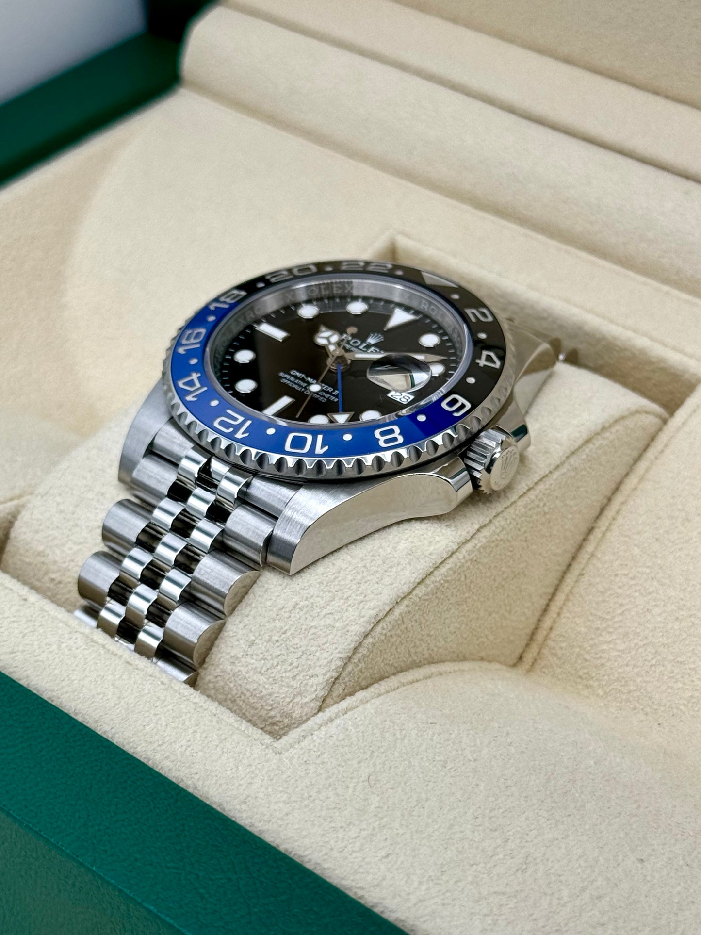 2023 Rolex GMT-Master II "Batgirl" 40mm 126710BLNR Jubilee Black Dial