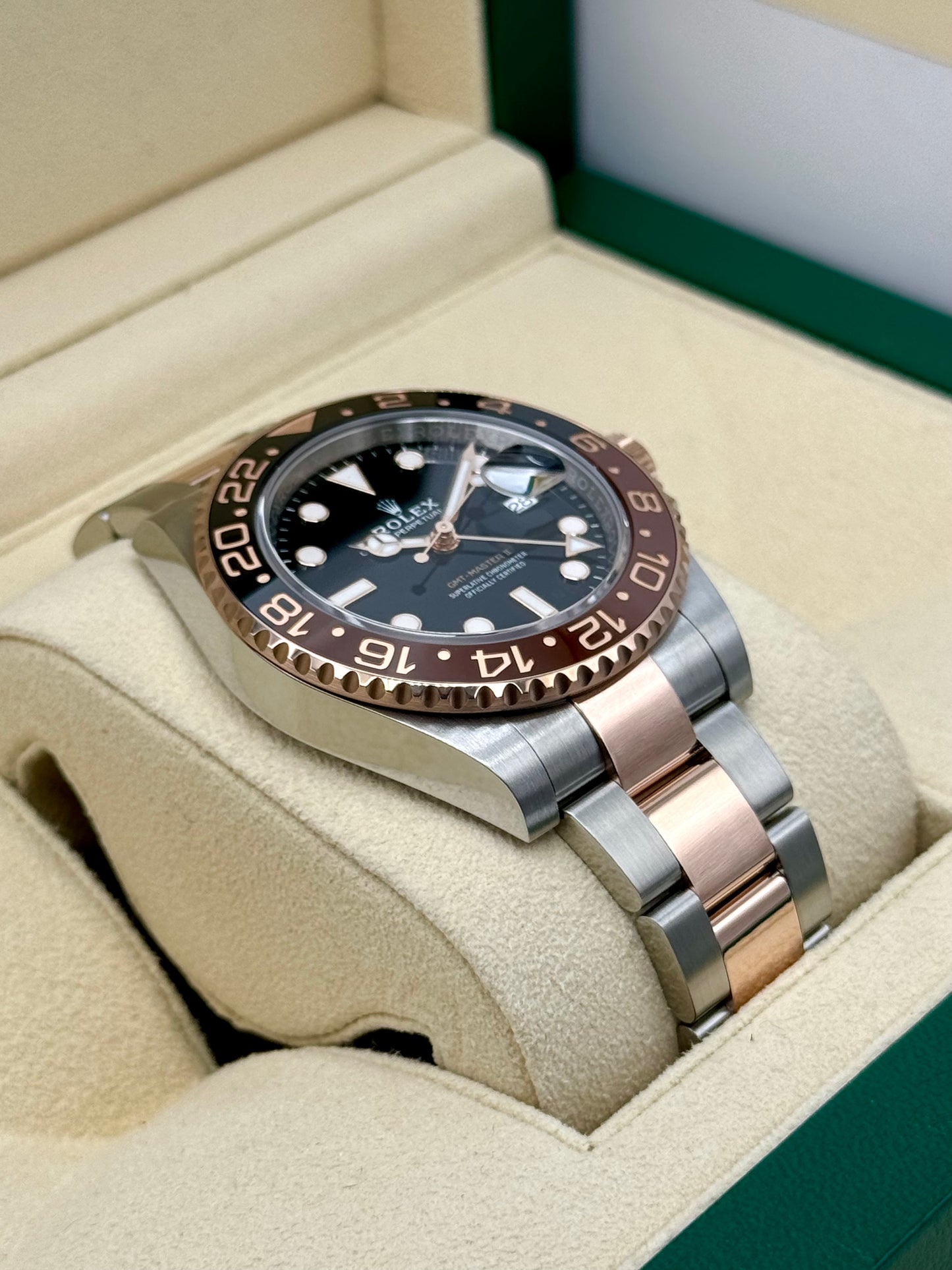 2022 Rolex GMT-Master II "Rootbeer" 40mm 126711CHNR Tow-Tone