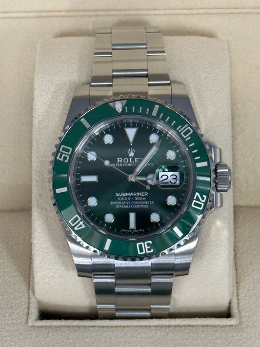 2020 Rolex Submariner Date "Hulk" 116610LV Green Dial Oyster - MyWatchLLC