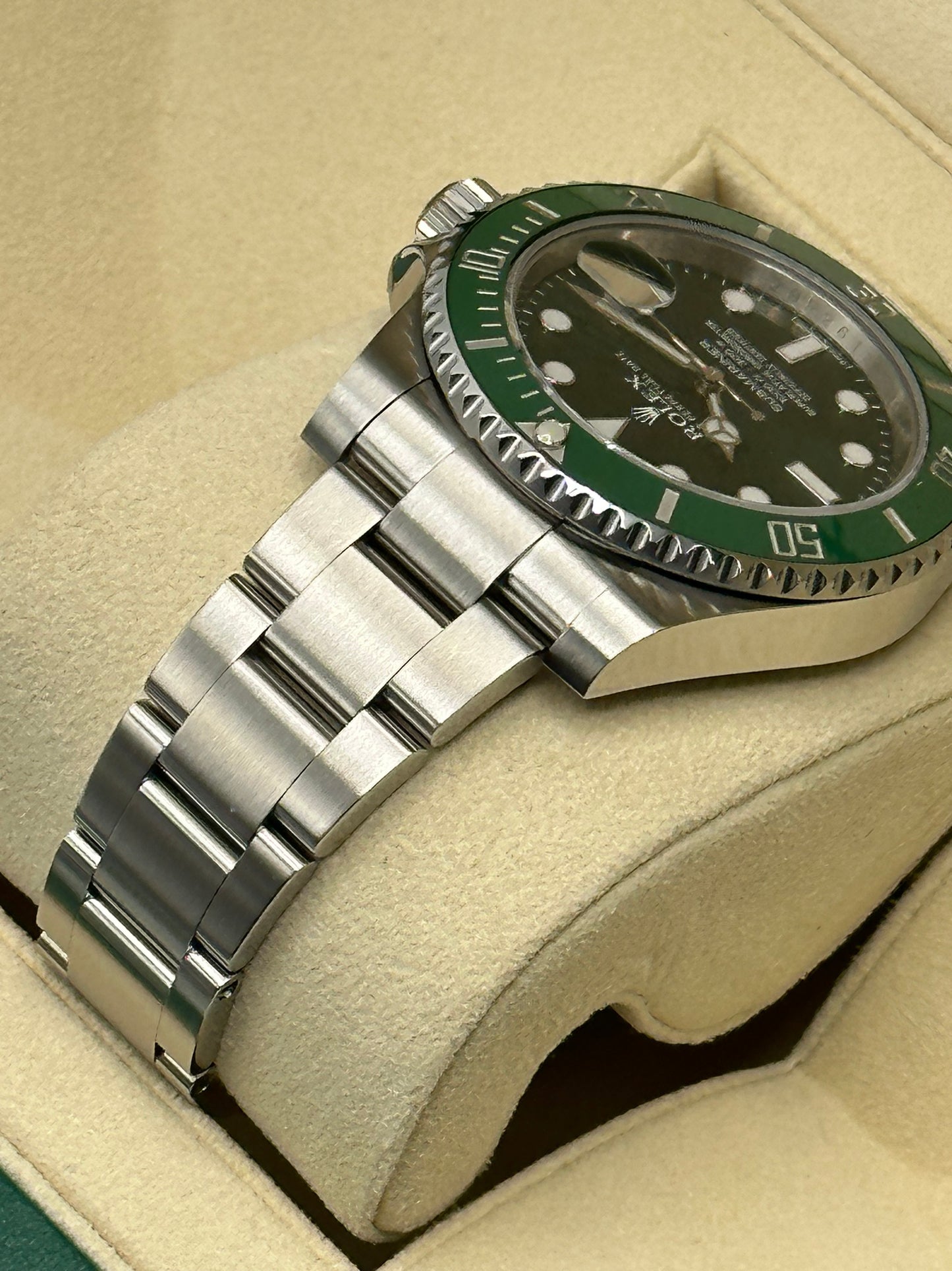 2015 Rolex Submariner Date "Hulk" 116610LV Green Dial Oyster - MyWatchLLC
