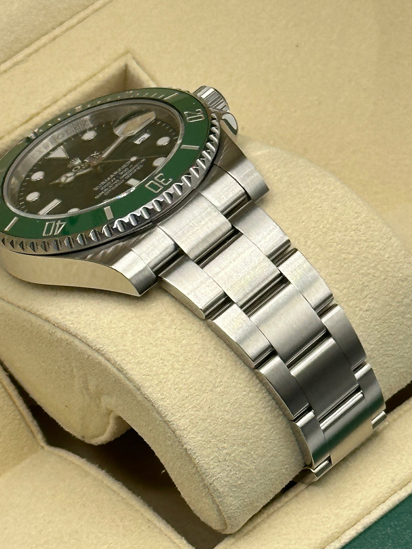 2015 Rolex Submariner Date "Hulk" 116610LV Green Dial Oyster - MyWatchLLC